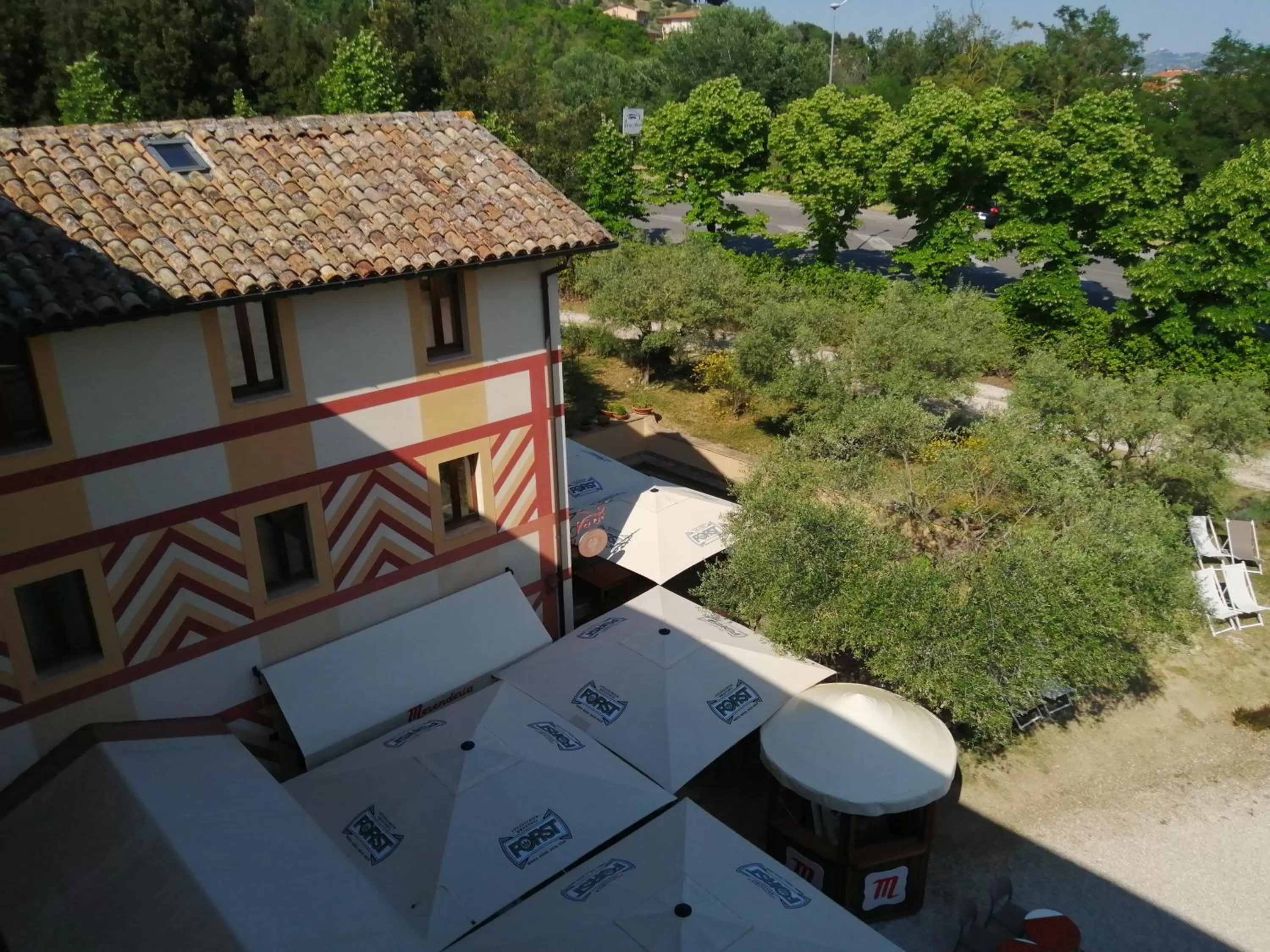 Garden view in La Casetta del Cantiniere