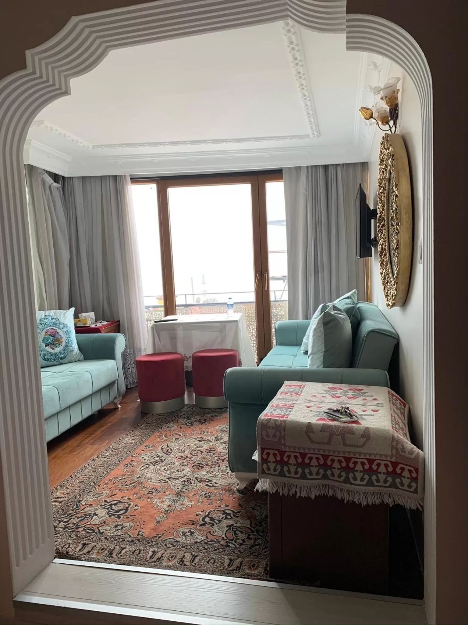 Living room, Bed in Ada Hotel Istanbul