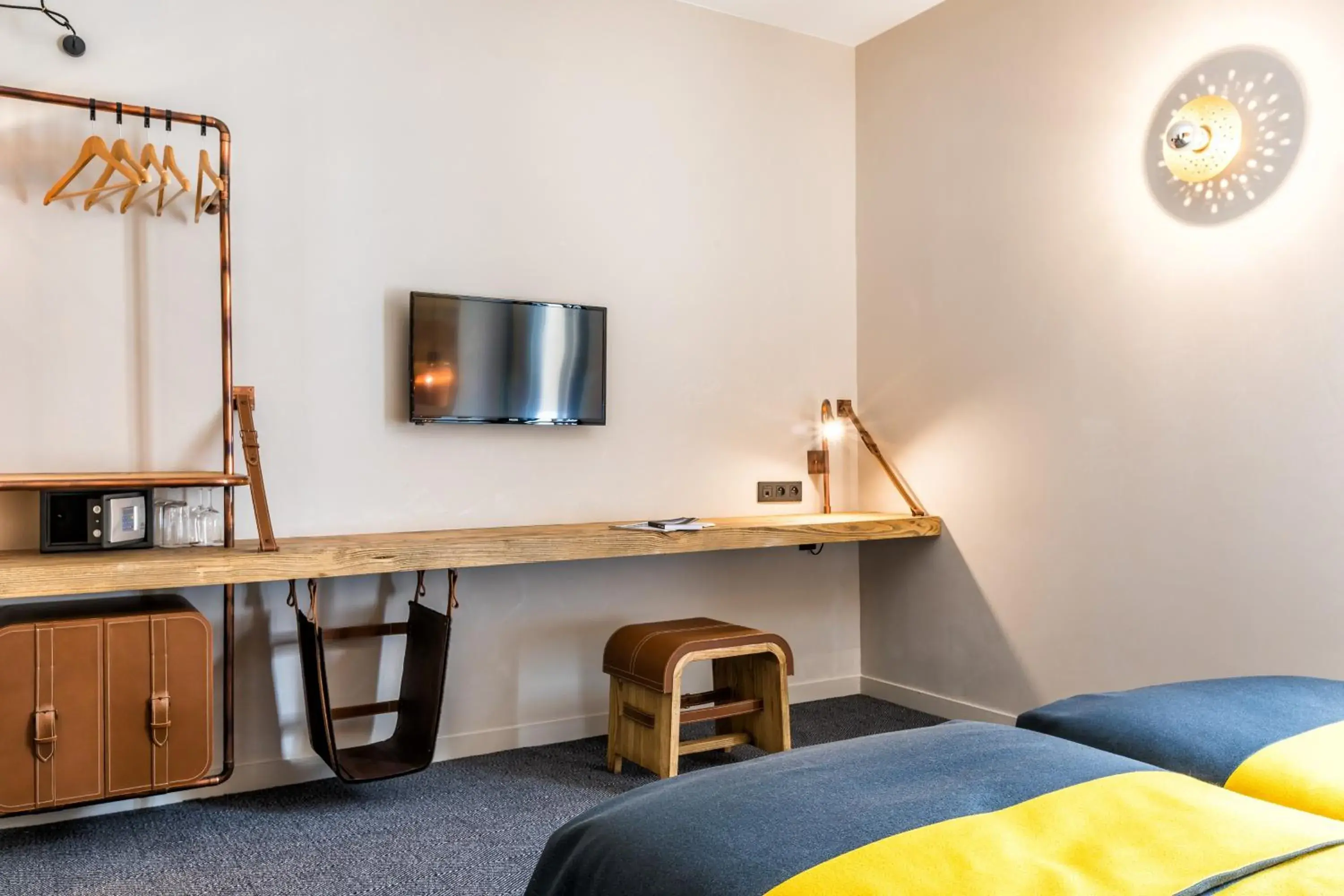 Superior Twin Room in Hotel Restaurant Au Boeuf Couronné Superior Twin Room in Hotel Restaurant Au Boeuf Couronné