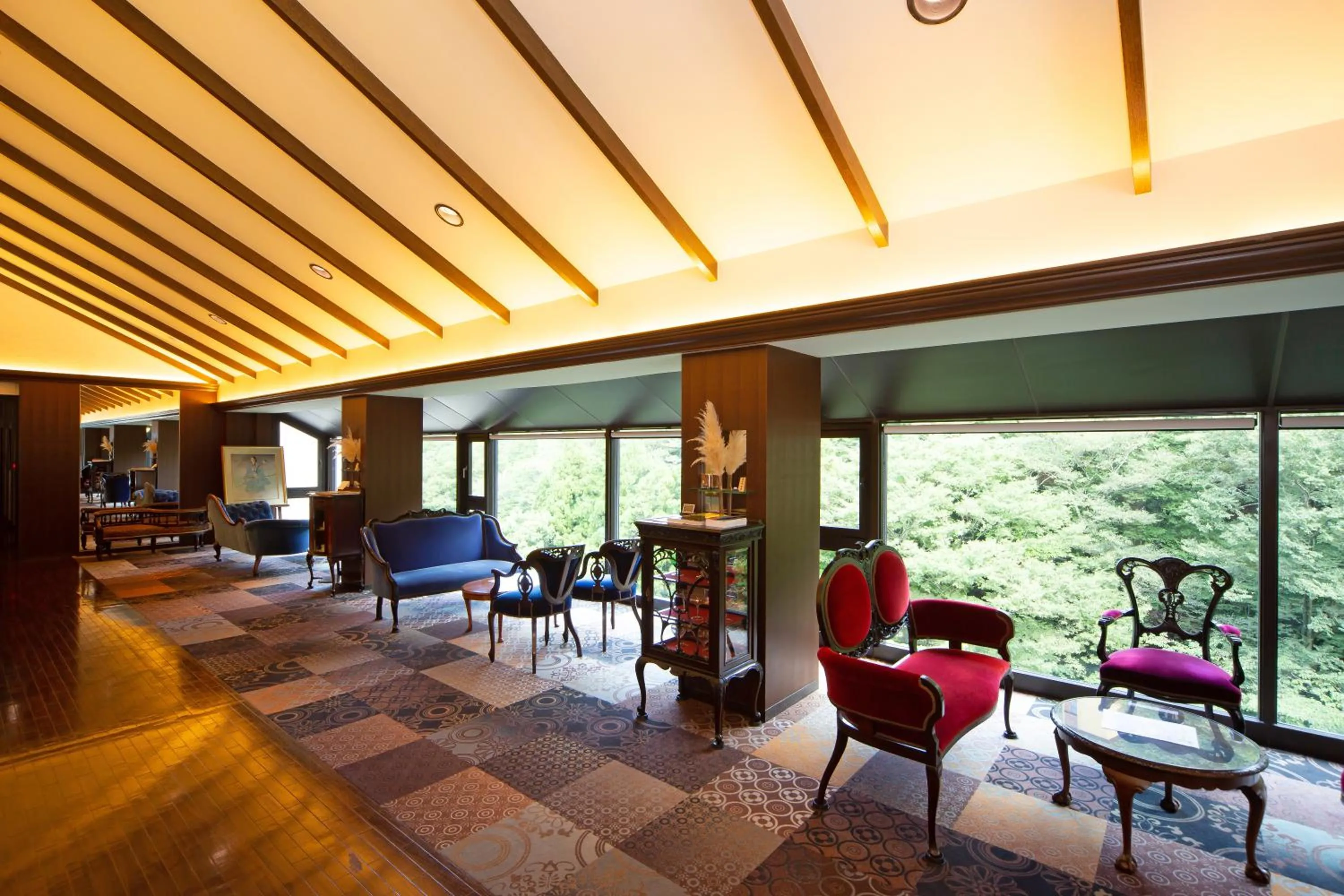 Lobby or reception in Art & Music Spa Resort Manatei Hakone