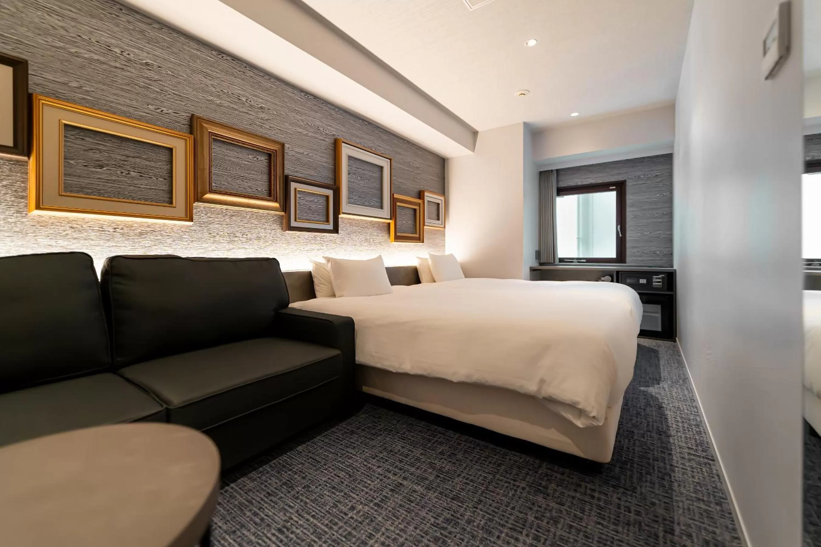 Photo of the whole room, Bed in EN HOTEL Hakata