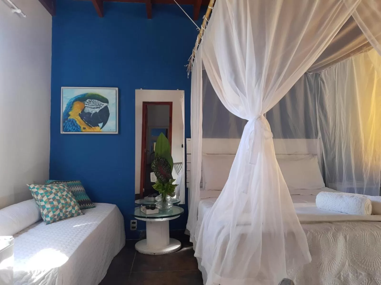 Bed in Magias de Paraty Ecopousada