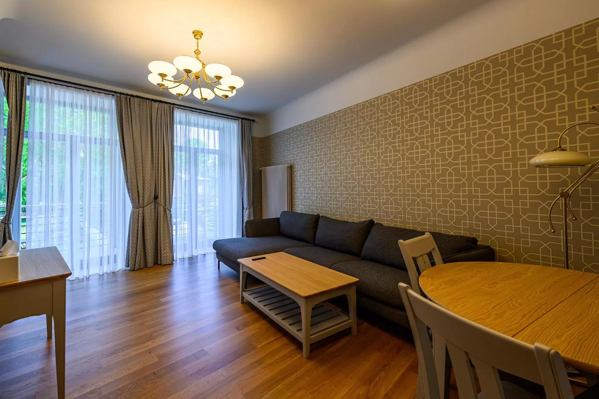 Living room, Seating Area in Roze Kūrmājas Residence