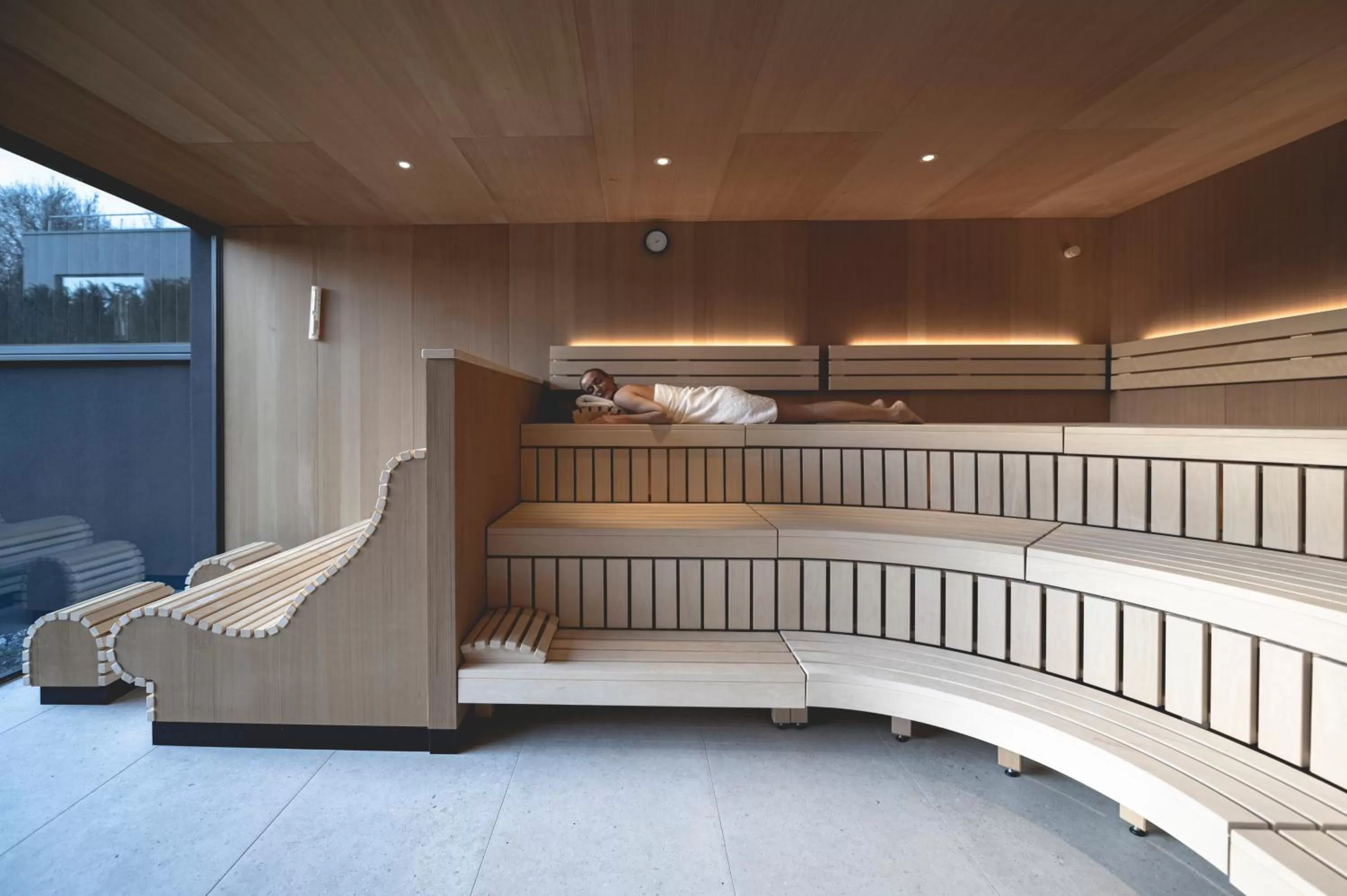 Spa and wellness centre/facilities, Bed in Hotel VierJahreszeiten am Seilersee