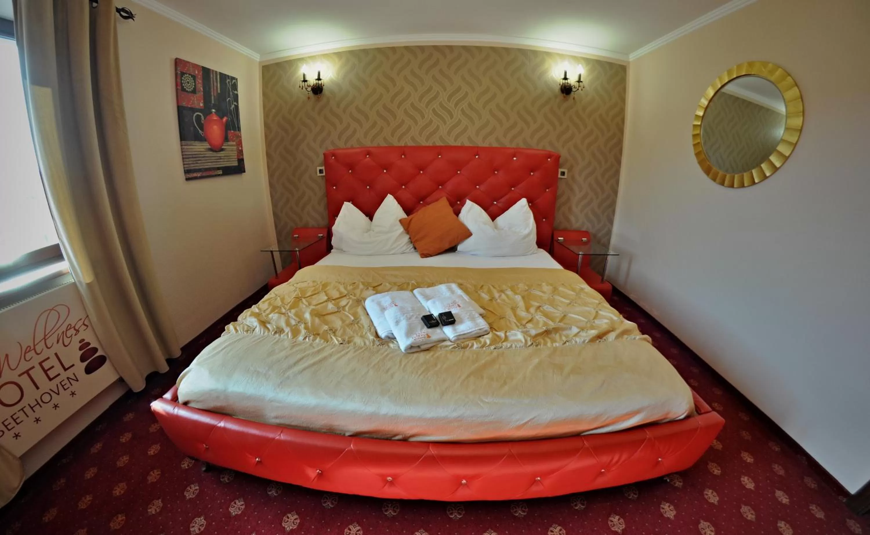 Bed in Wellness Hotel Beethoven