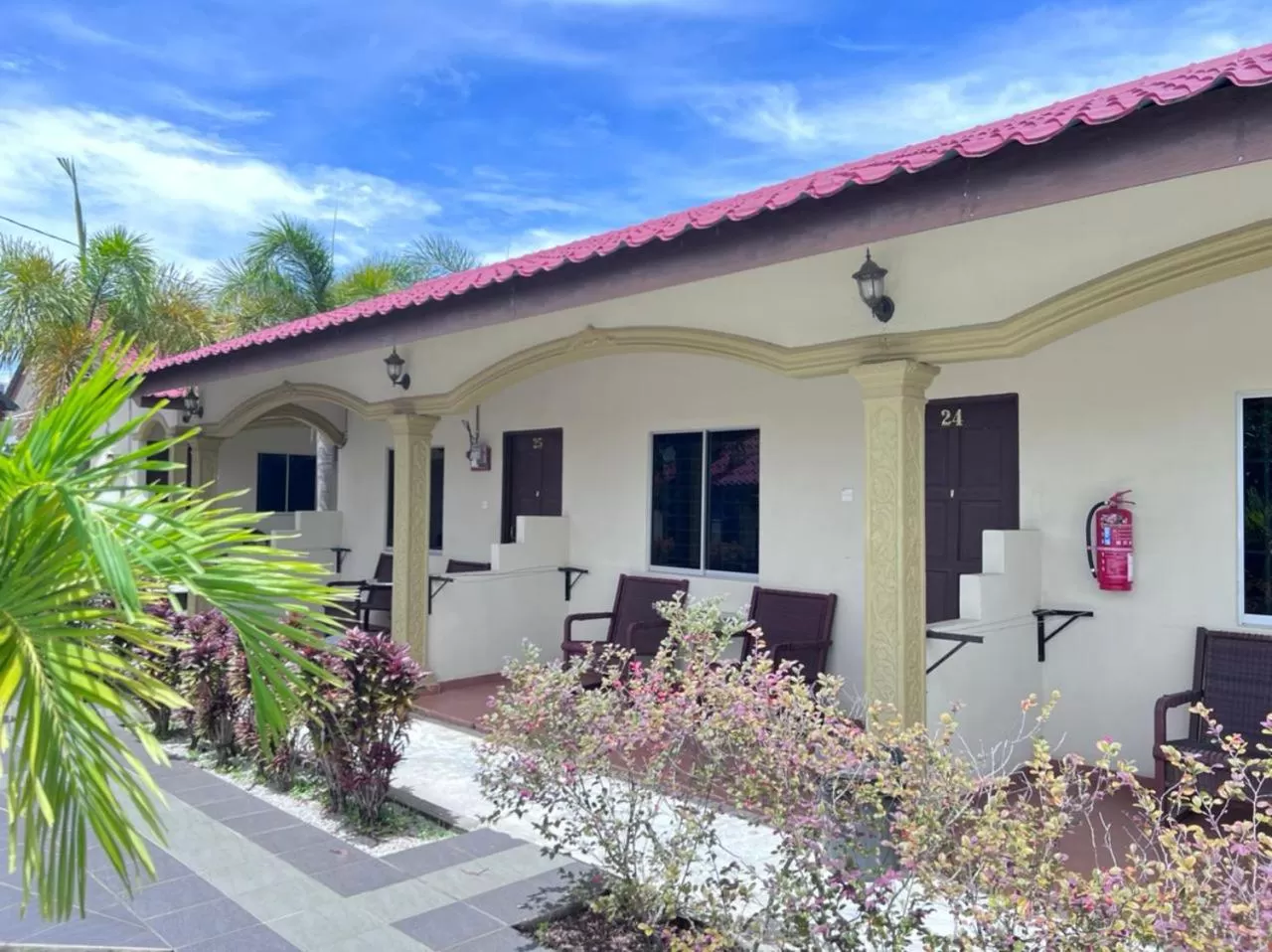 Patio in Dhania Cenang Beach Motel