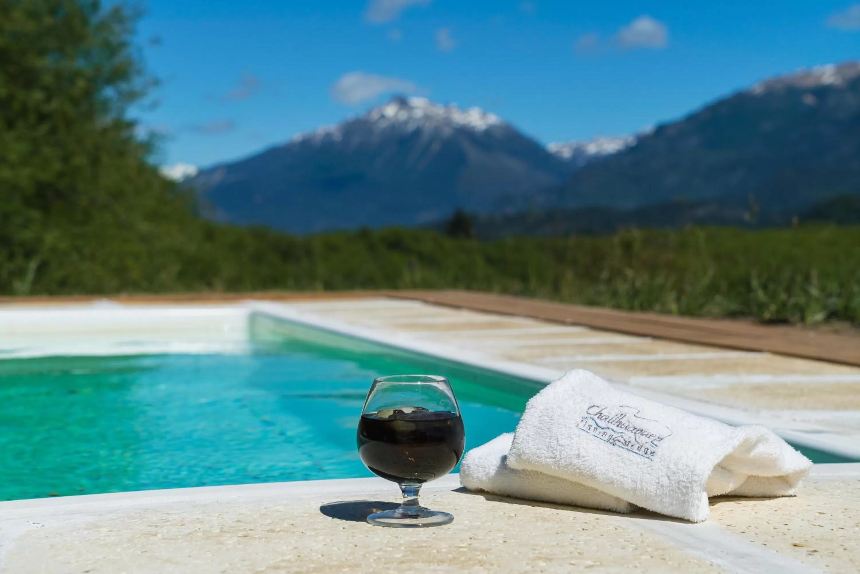 Mountain view in Challhuaquen Lodge