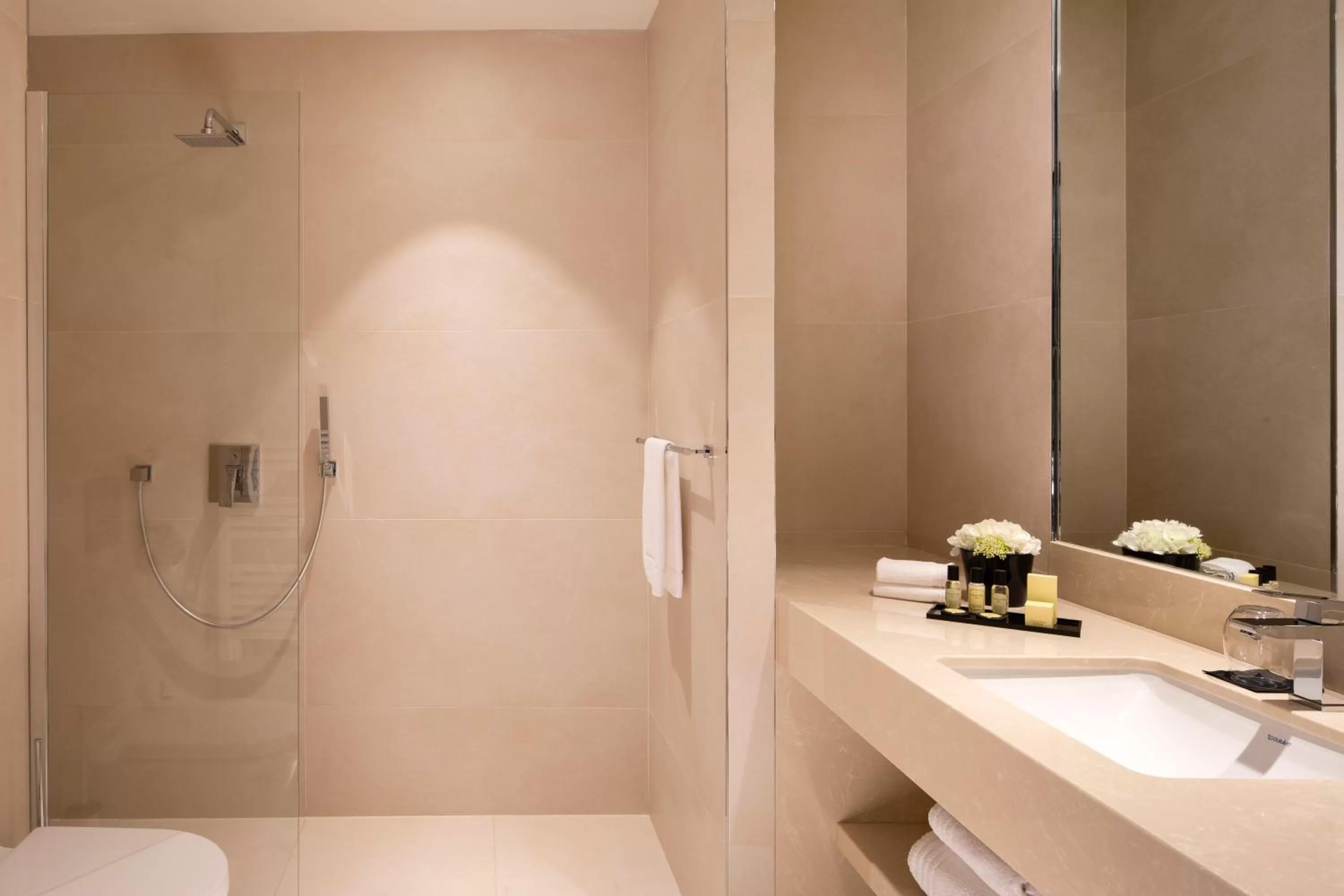 Shower in Royal Hainaut Spa & Resort Hotel