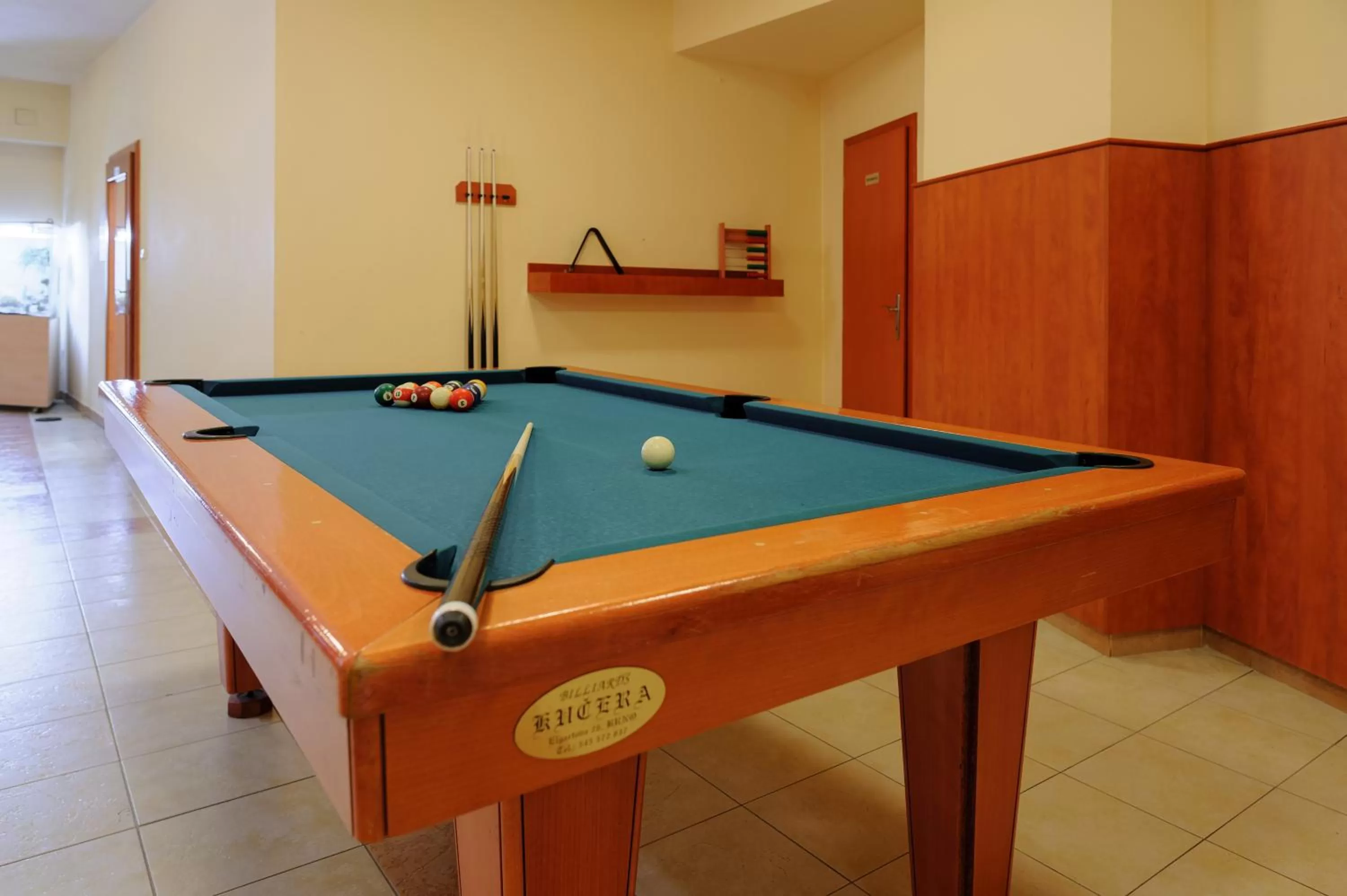 Billiards in Hotel Harmonie