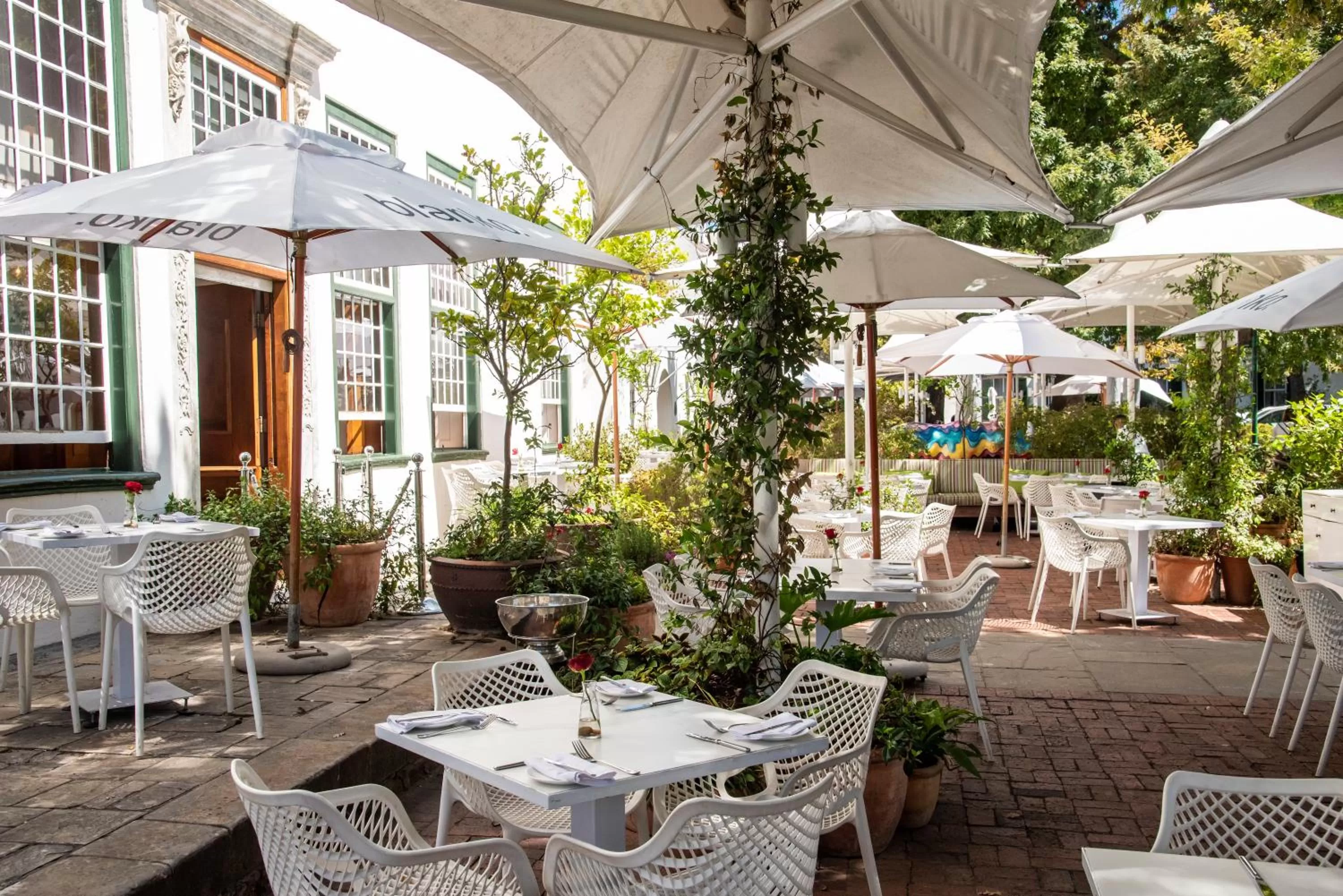Patio in The Alphen Boutique Hotel & Spa