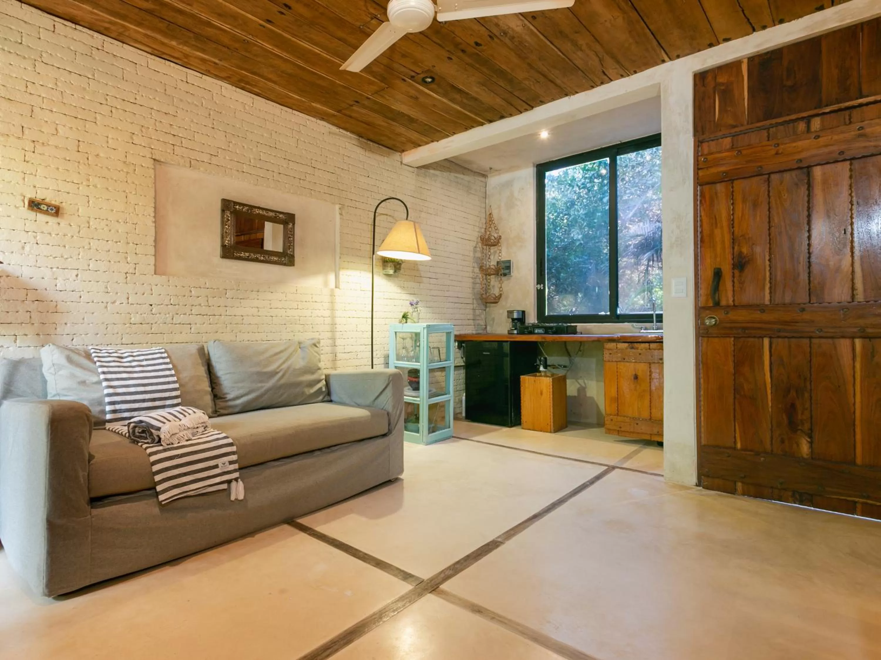 Living room in Suites Tulum