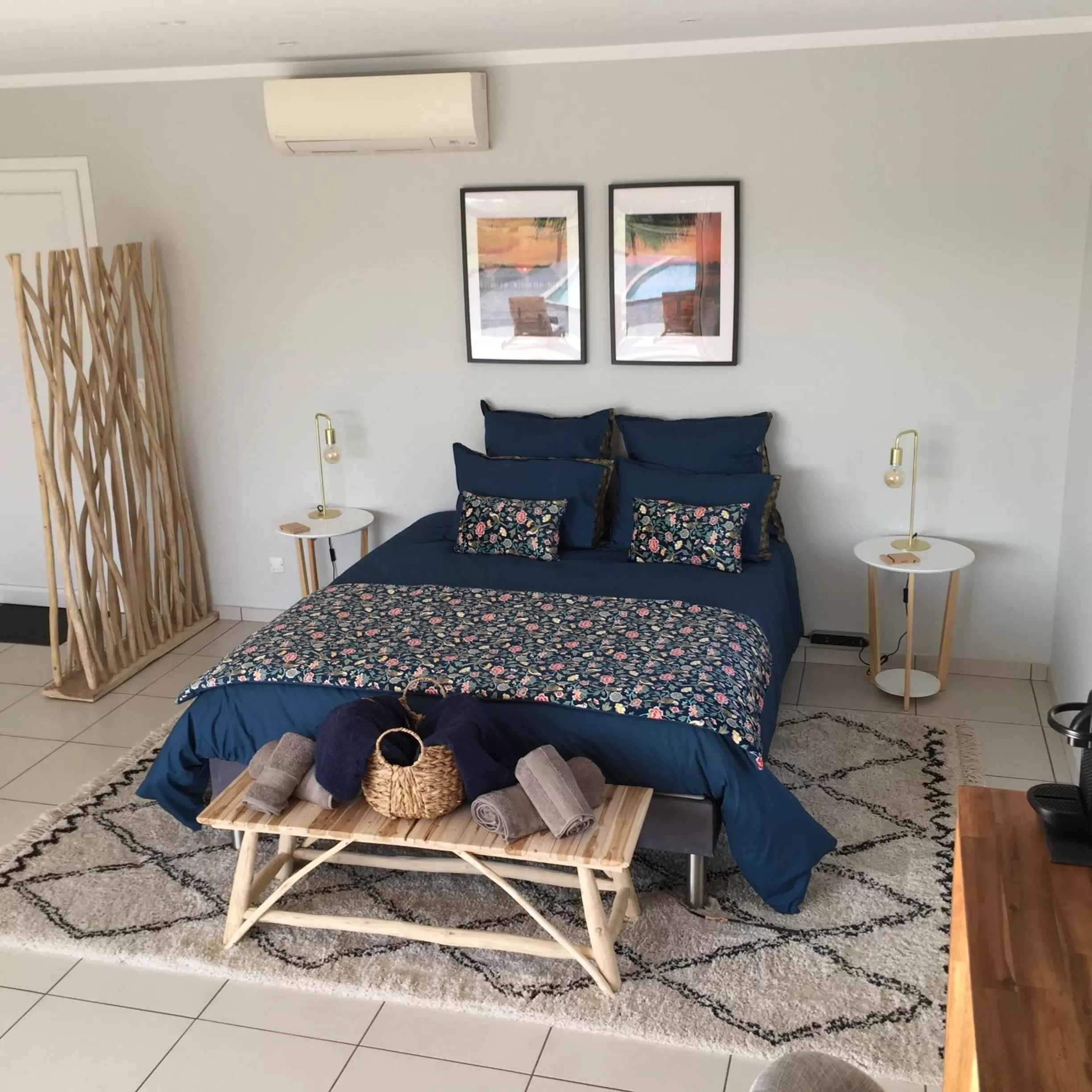 Bed in Chambre d'hôtes Ama