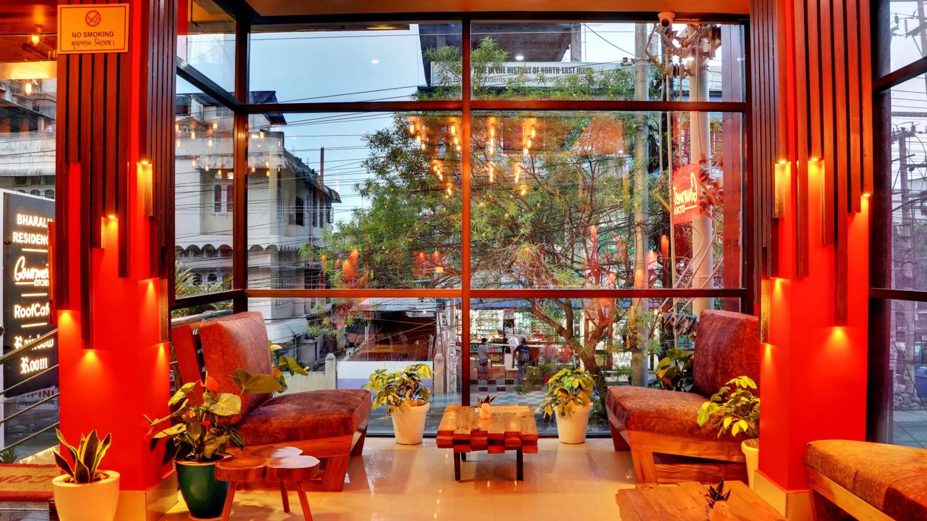 Restaurant/places to eat in Bharalu Residency