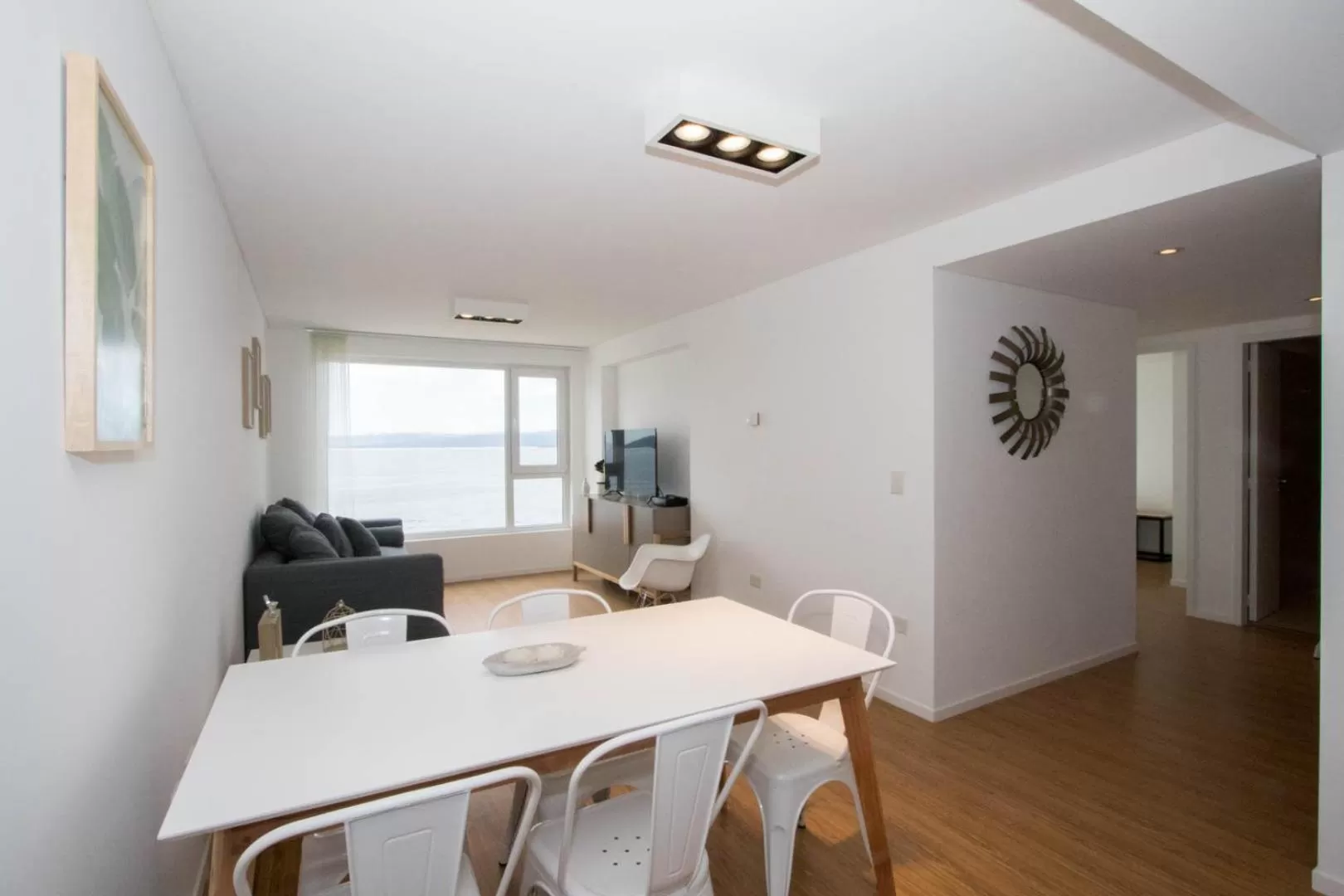 Living room, Dining Area in De la Costa Apartamentos