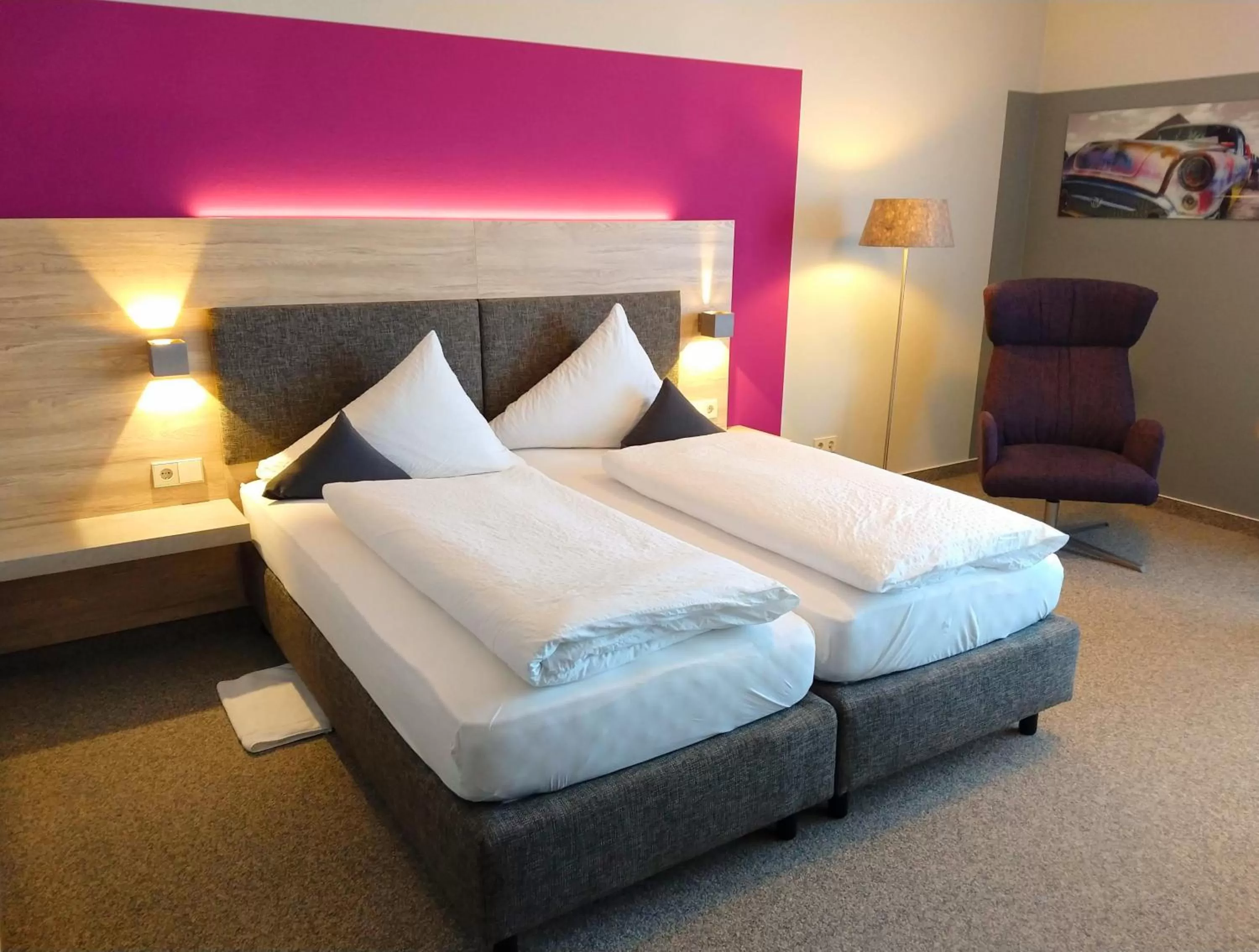 Bed in BurgStadt-Hotel