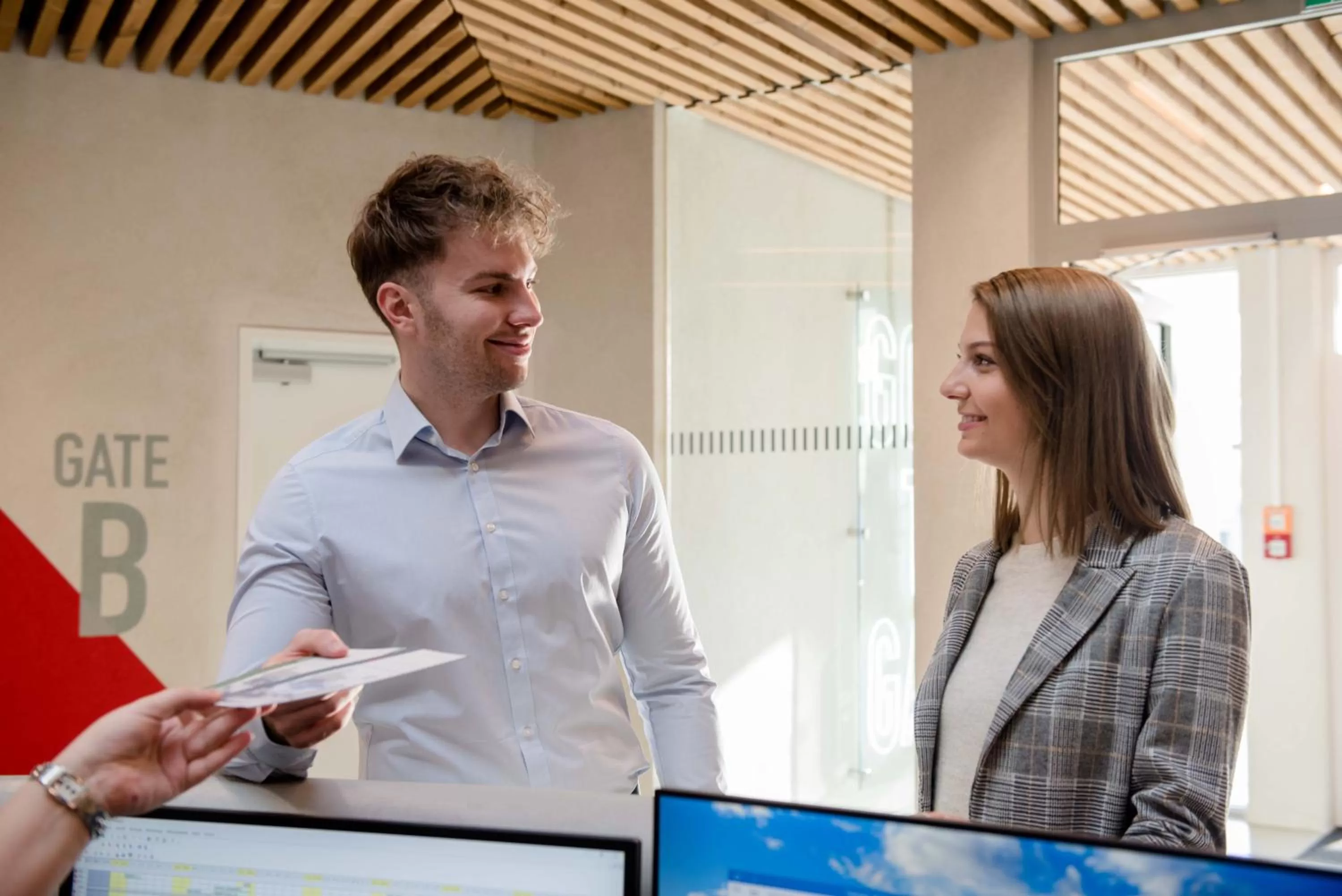 People in Airbase Hotel