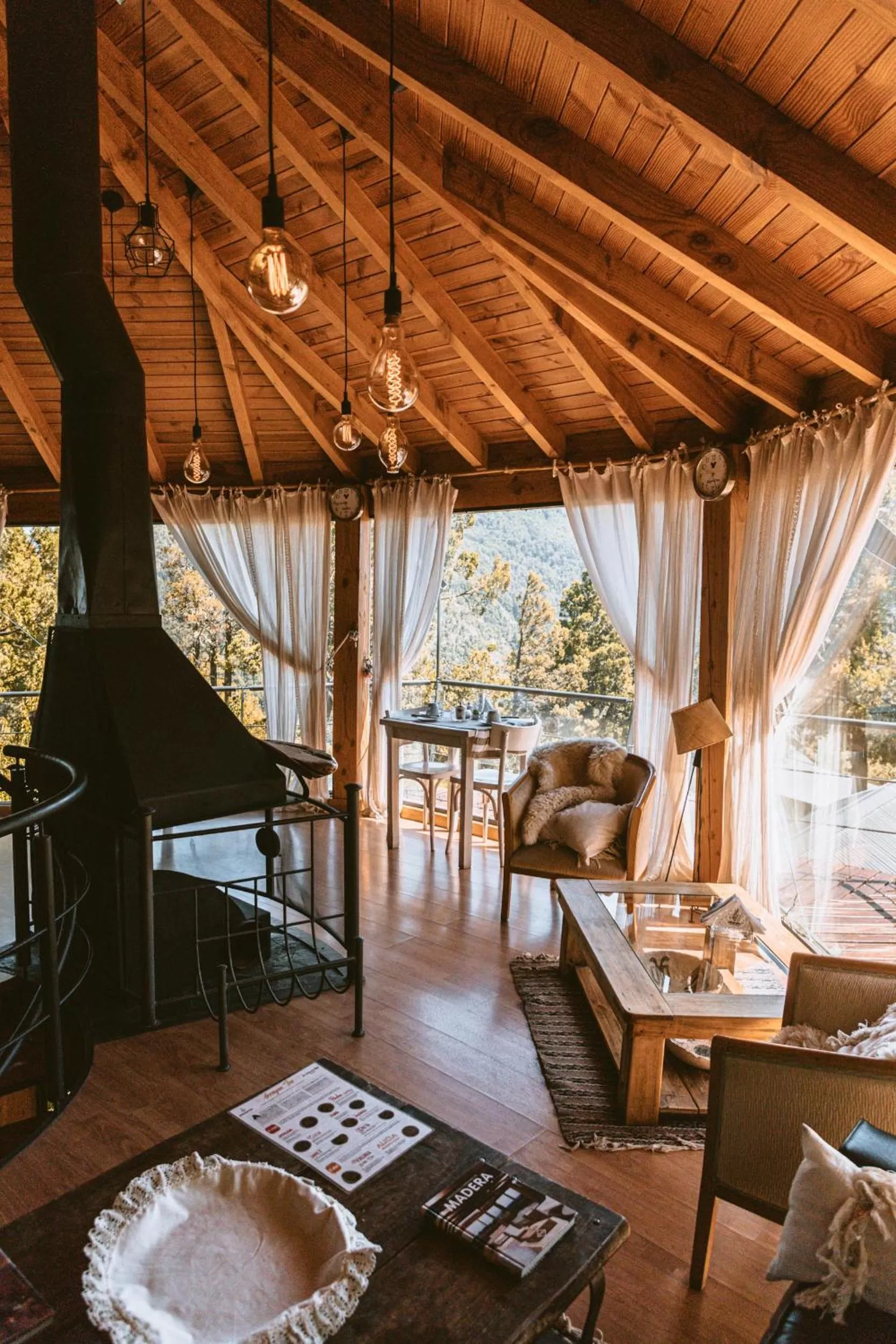 Patio in Arrayan Lake View Mountain Lodge & Casa De Te Arrayan