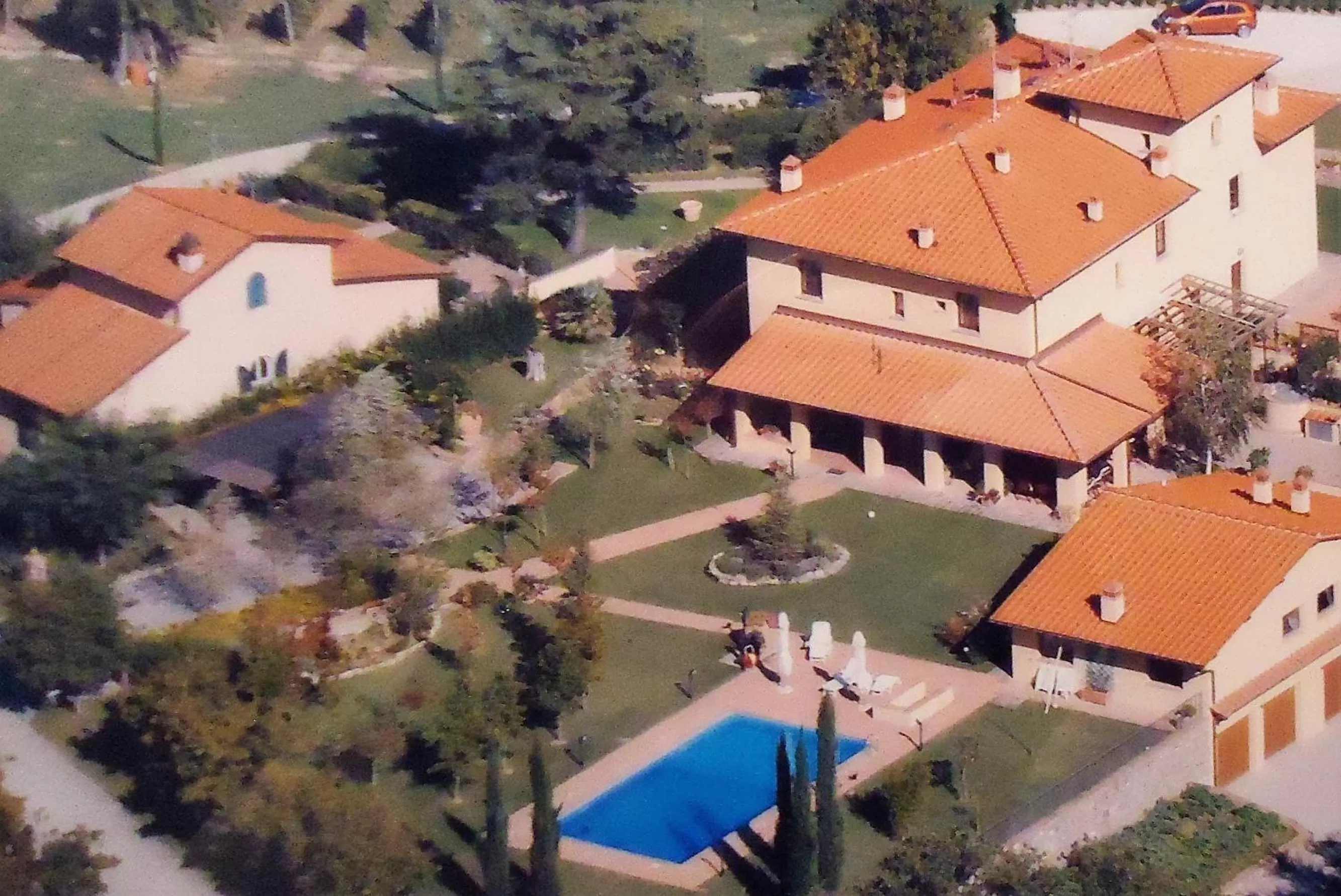 Bird's eye view in Torrebianca Tuscany