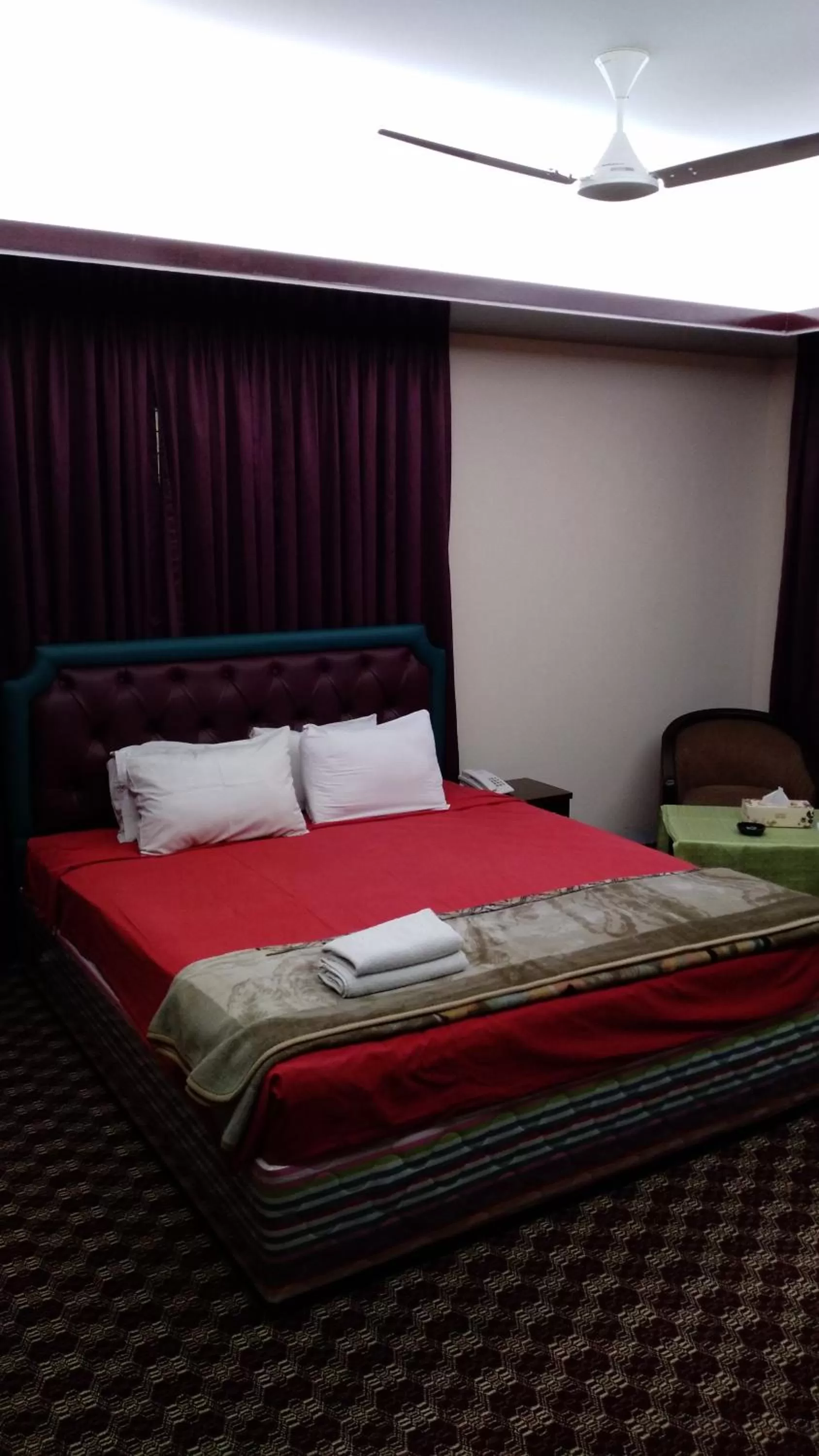 Bed in Center Point Apartment