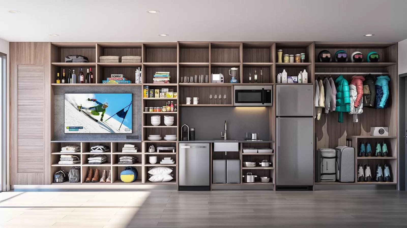 Kitchen or kitchenette in YOTELPAD Park City