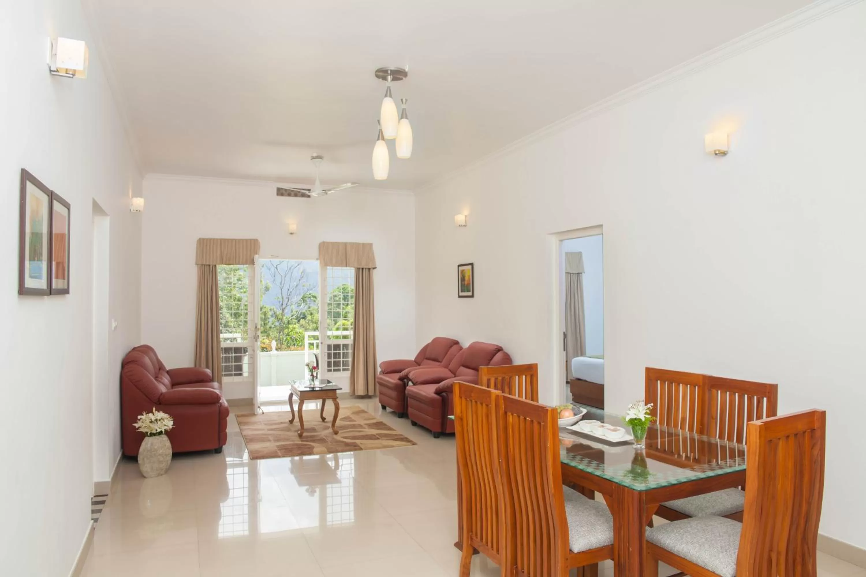 Living room in The Fog Munnar (Resort & Spa)