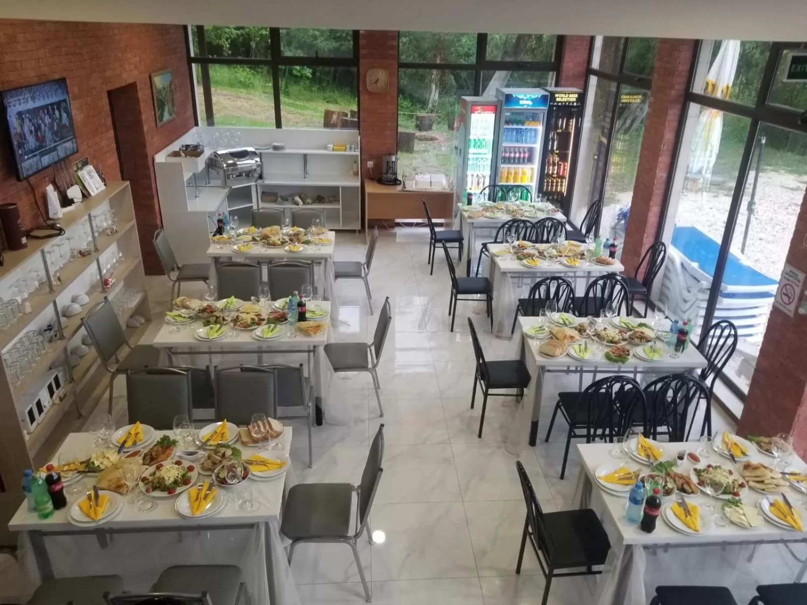 Breakfast in Vita Gardenia Hotel Tskaltubo