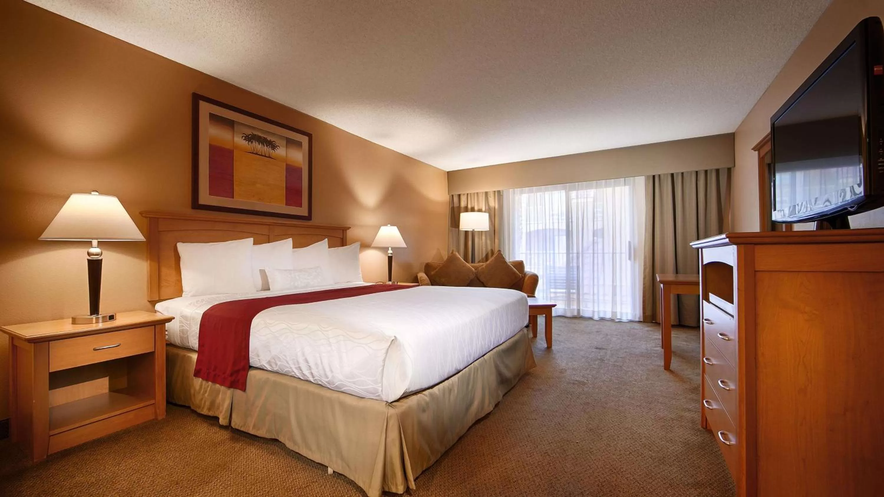 King Room with Roll In Shower-Disabilty Access in Best Western Plus Palm Desert Resort