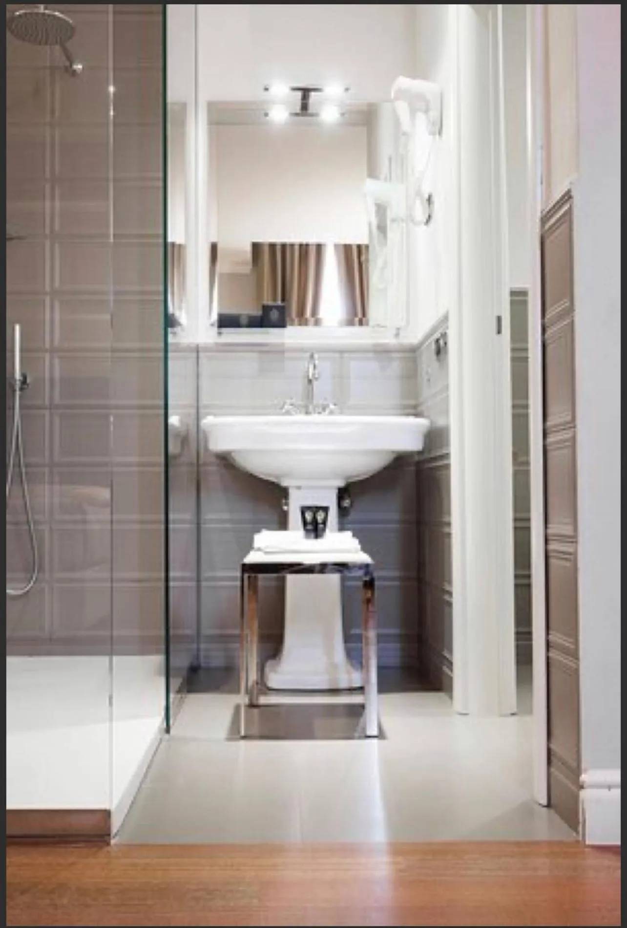 Shower in Hotel Lombardia