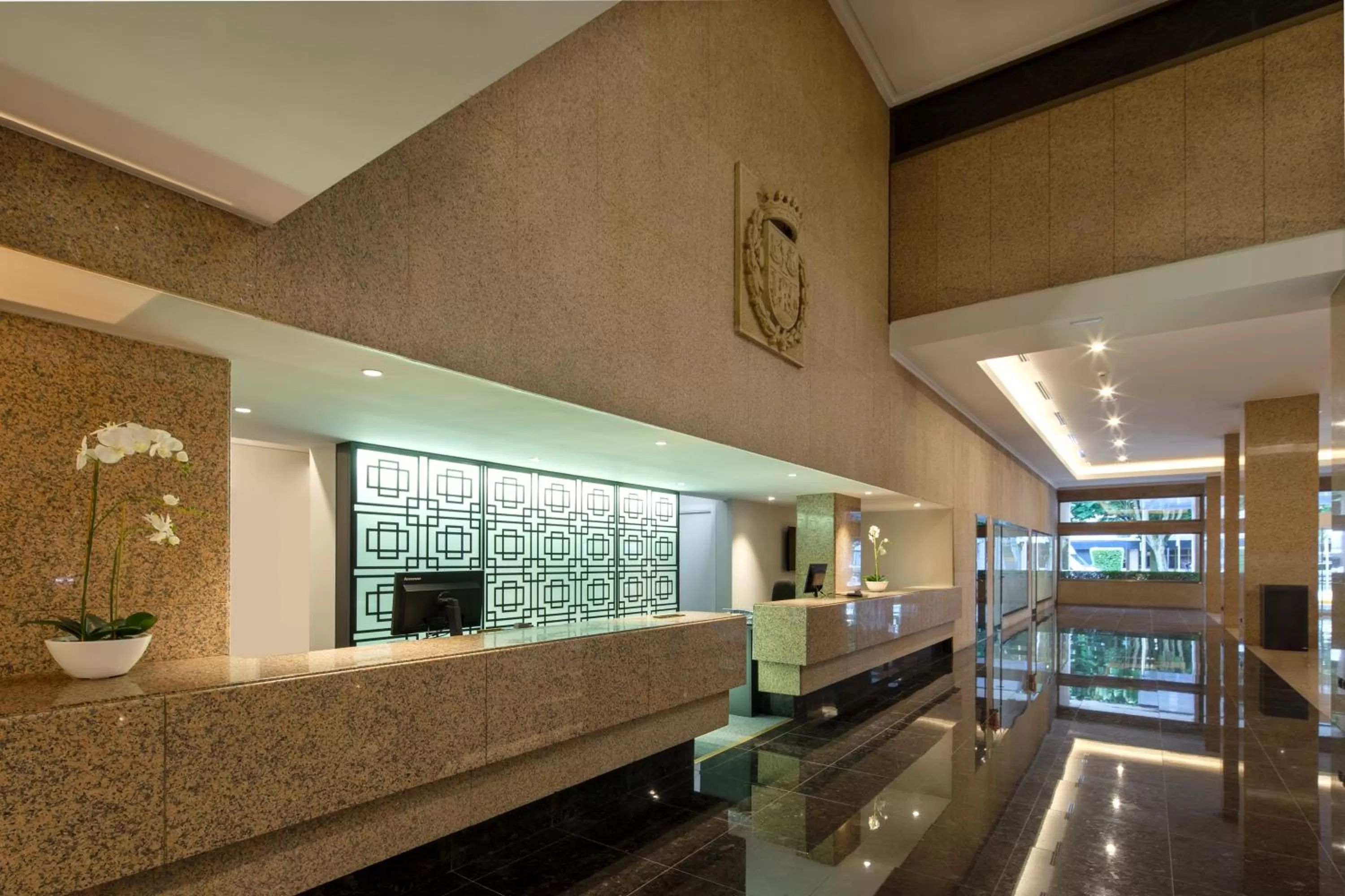 Lobby or reception in Eurostars Gran Hotel Lugo