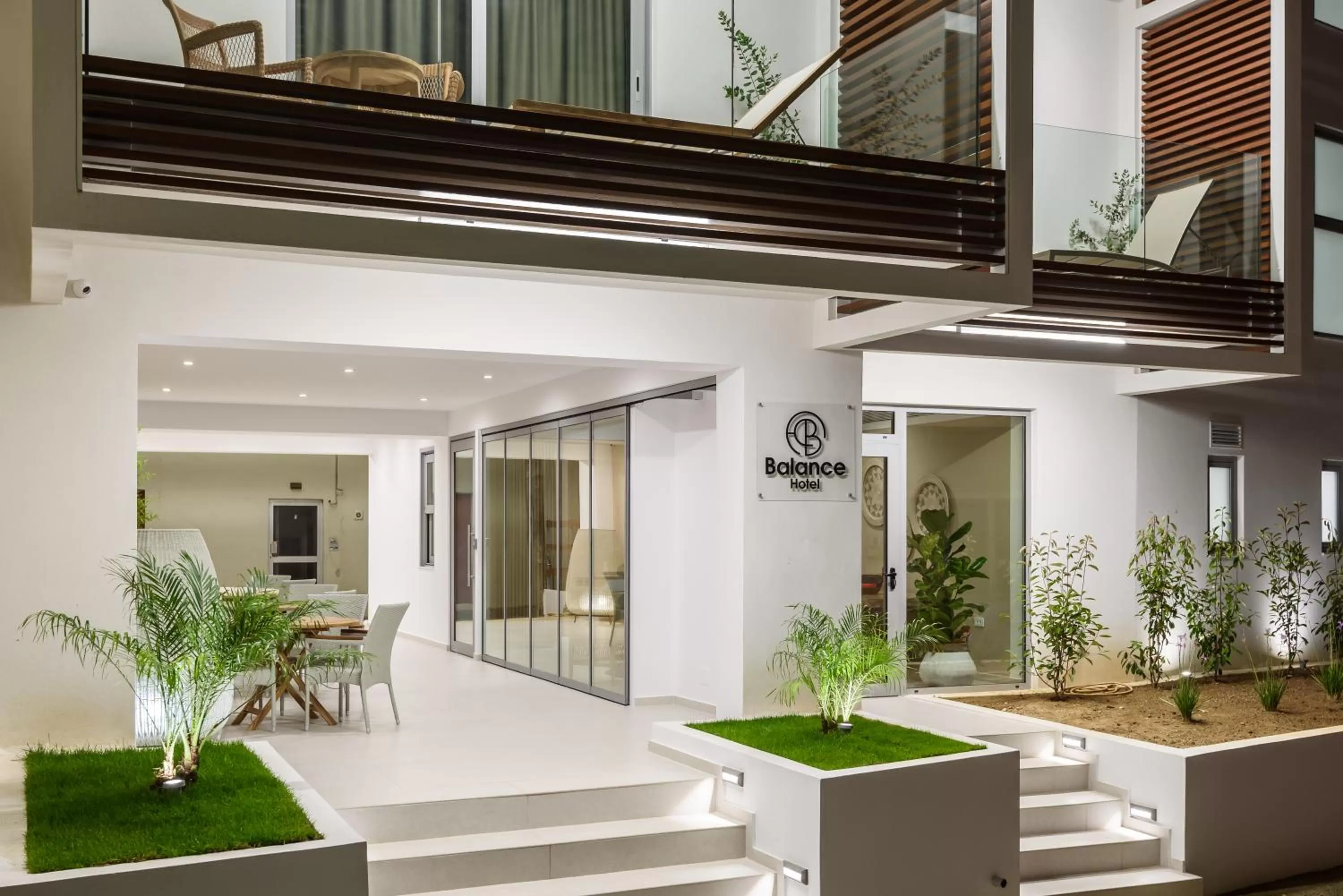 Facade/entrance in Balance Hotel