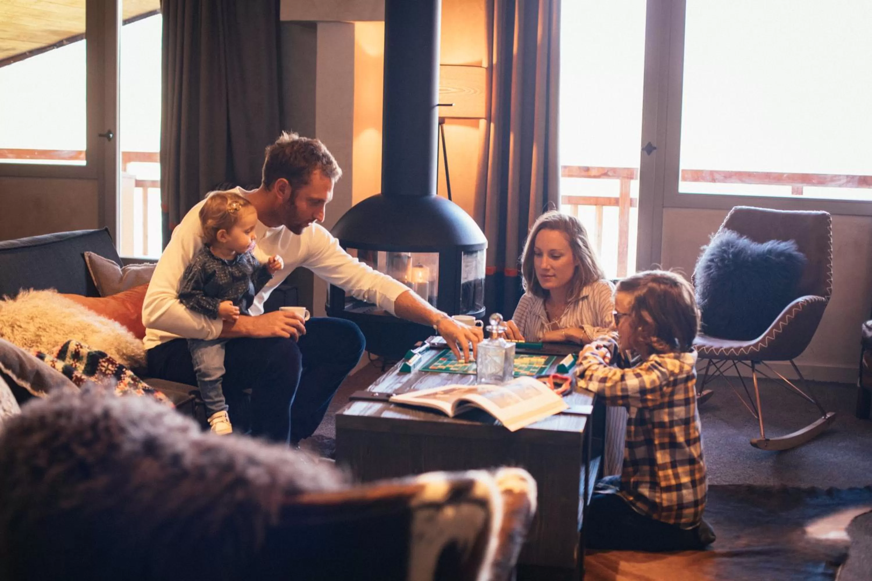 Living room in Hôtel L'Arboisie