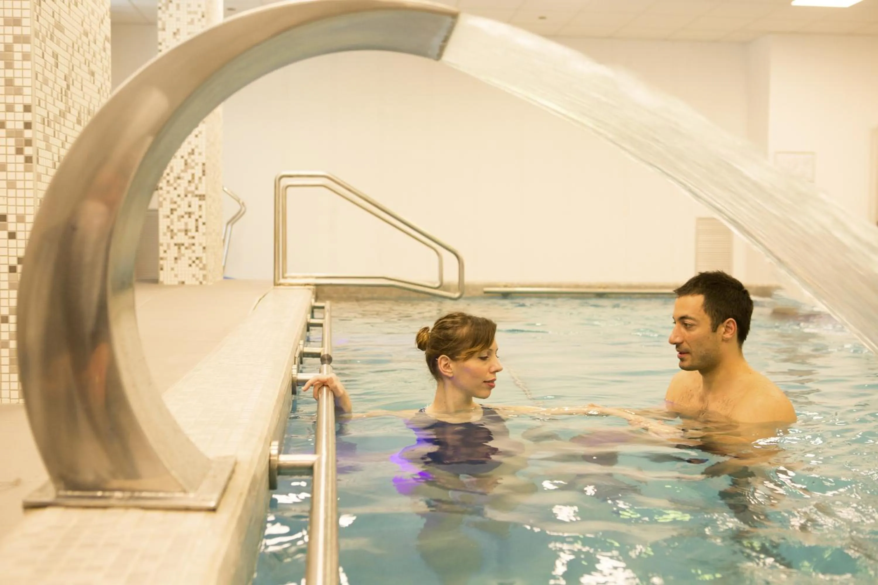 Hot Spring Bath in Hotel Fontana Olente
