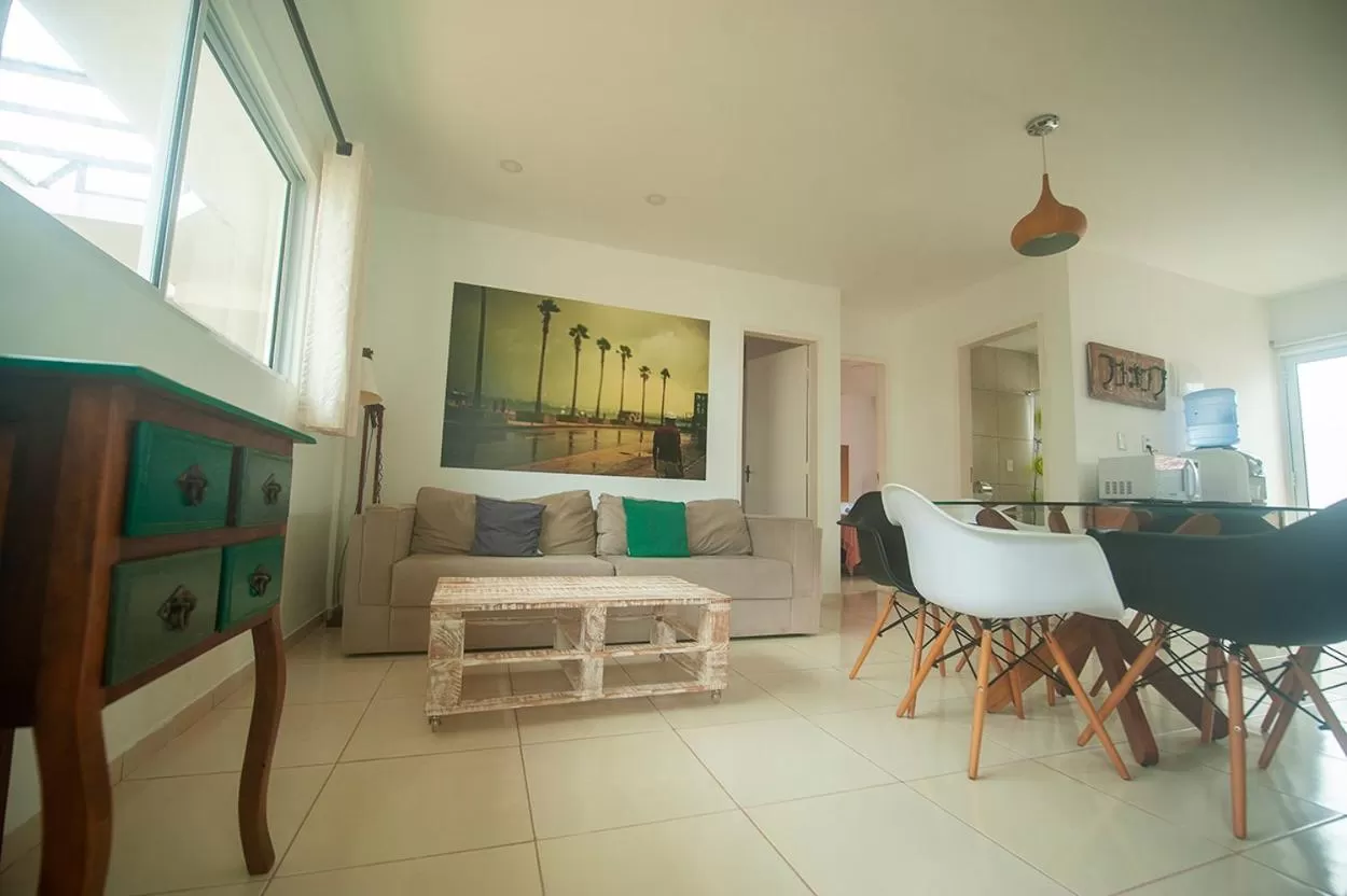 Living room, Dining Area in Manga Verde Beach Residence