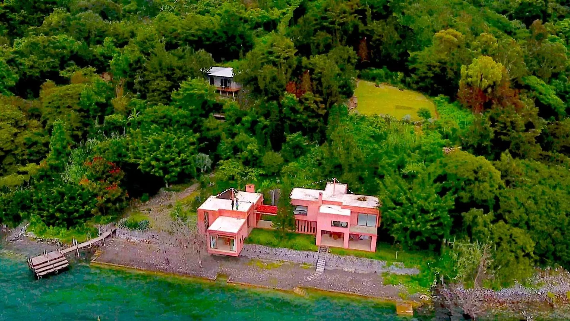Patio, Bird's-eye View in Anzan Atitlan