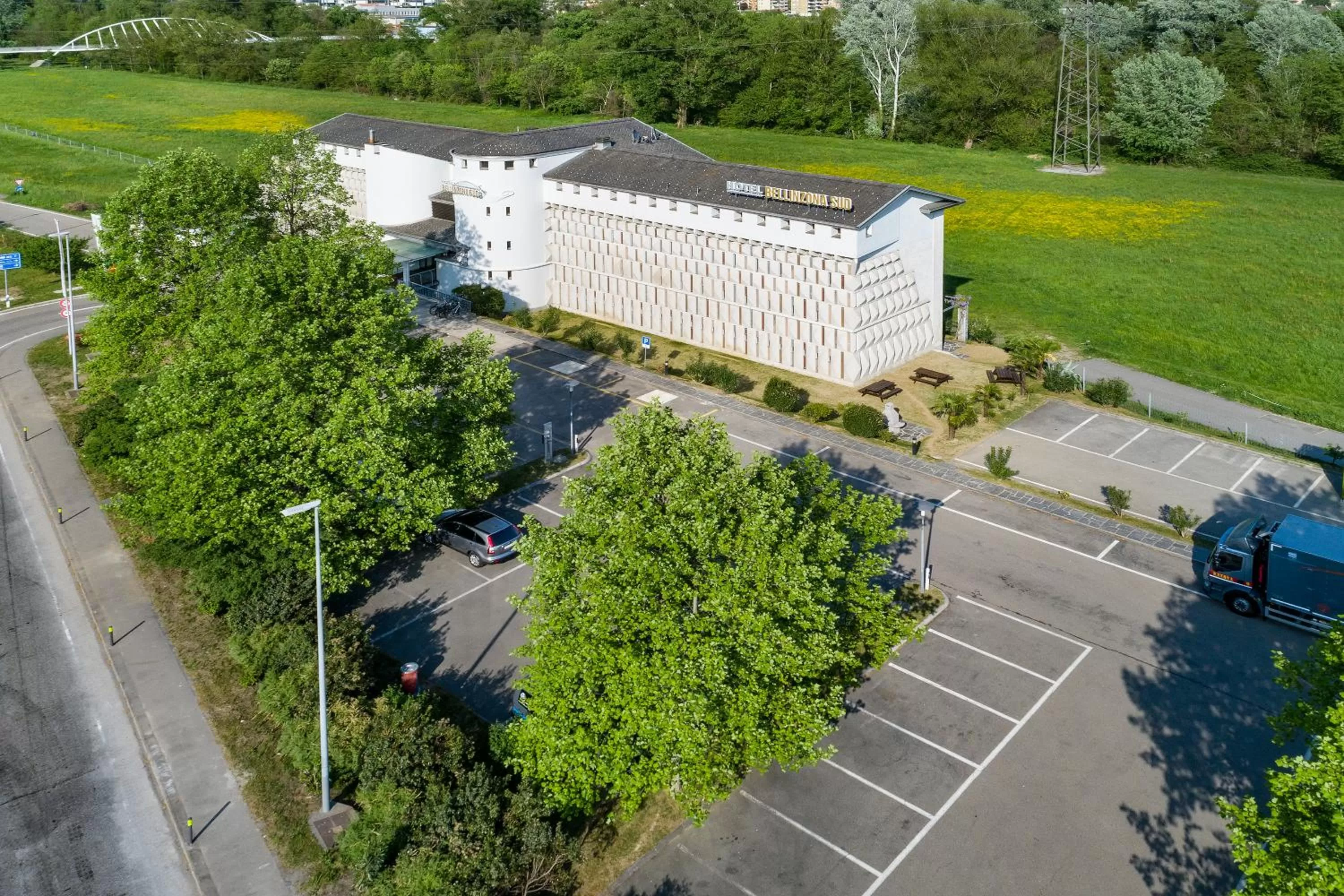 Bird's eye view in Hotel Bellinzona Sud Swiss Quality
