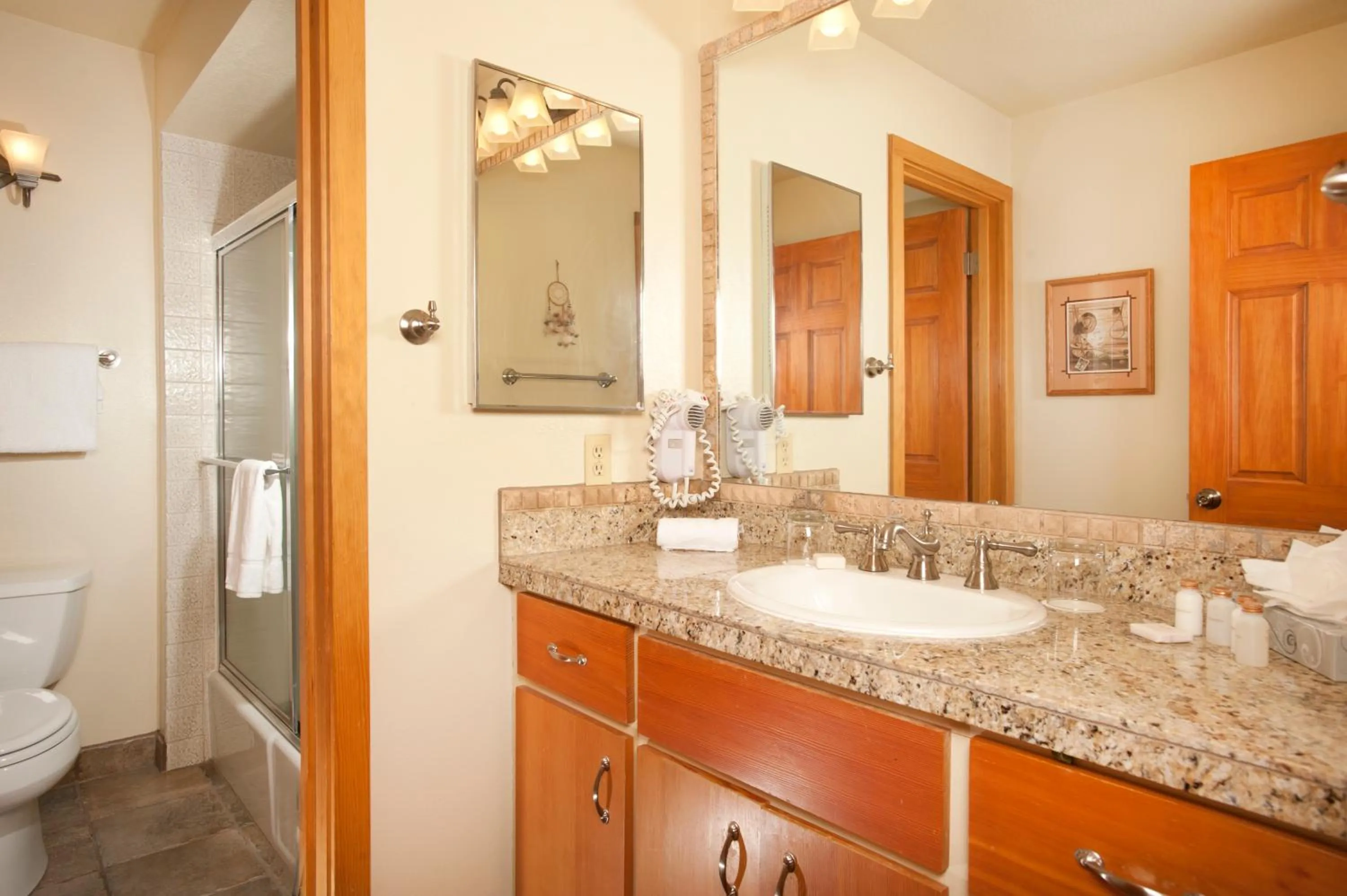 Bathroom in Evergreen Condominiums by Vail Resorts