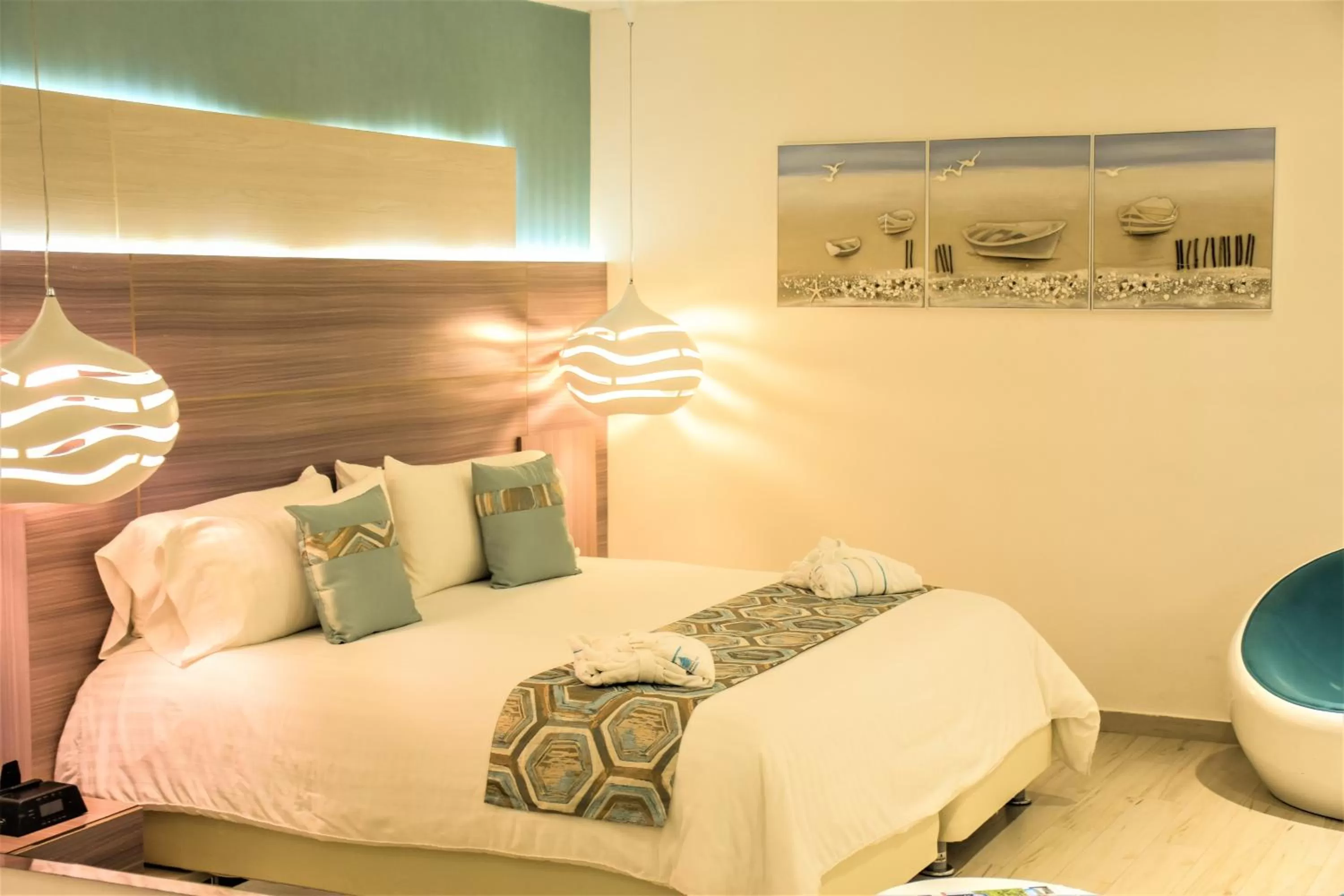 Bed in Hotel Catedral Plaza