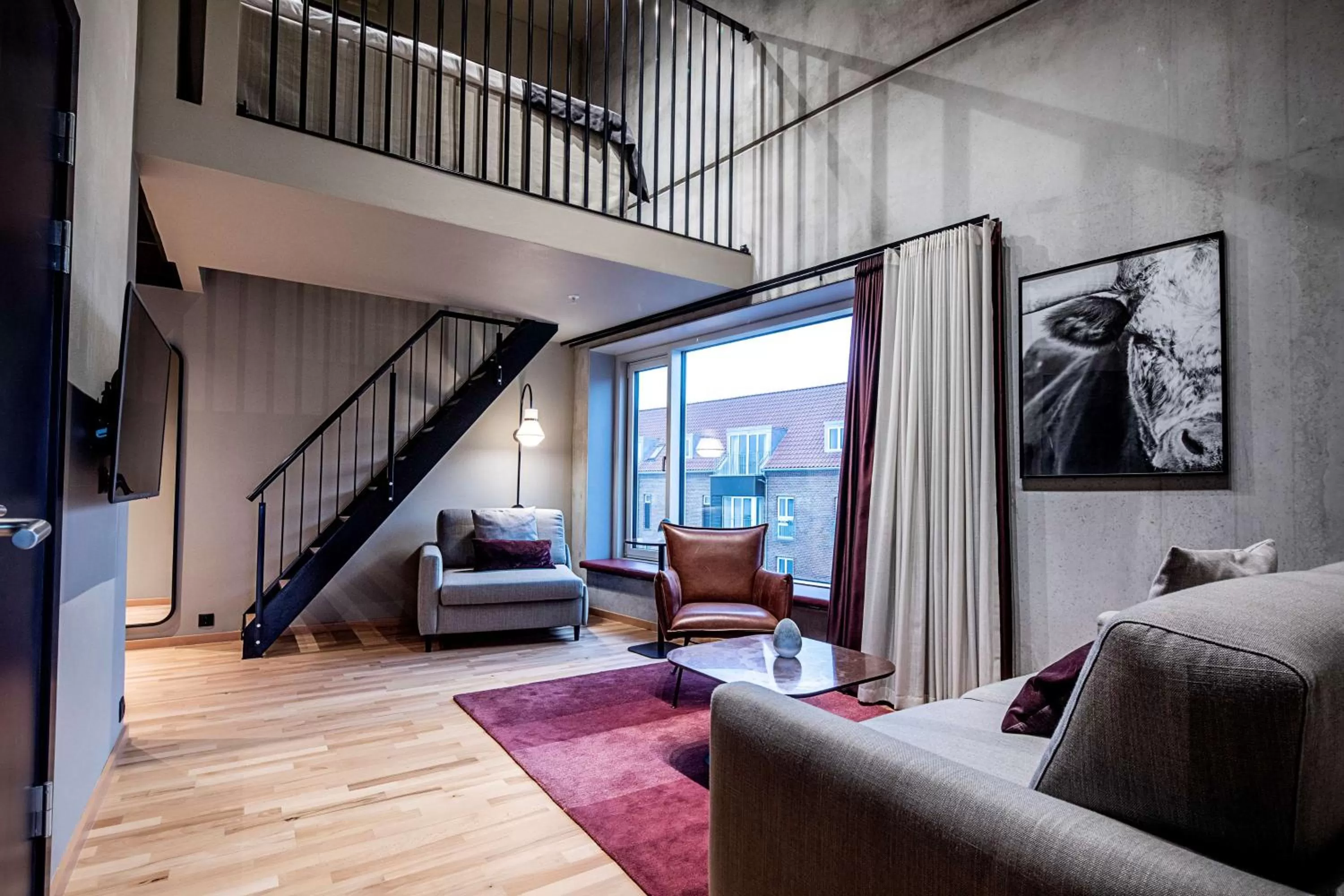 Bedroom in Scandic Kødbyen