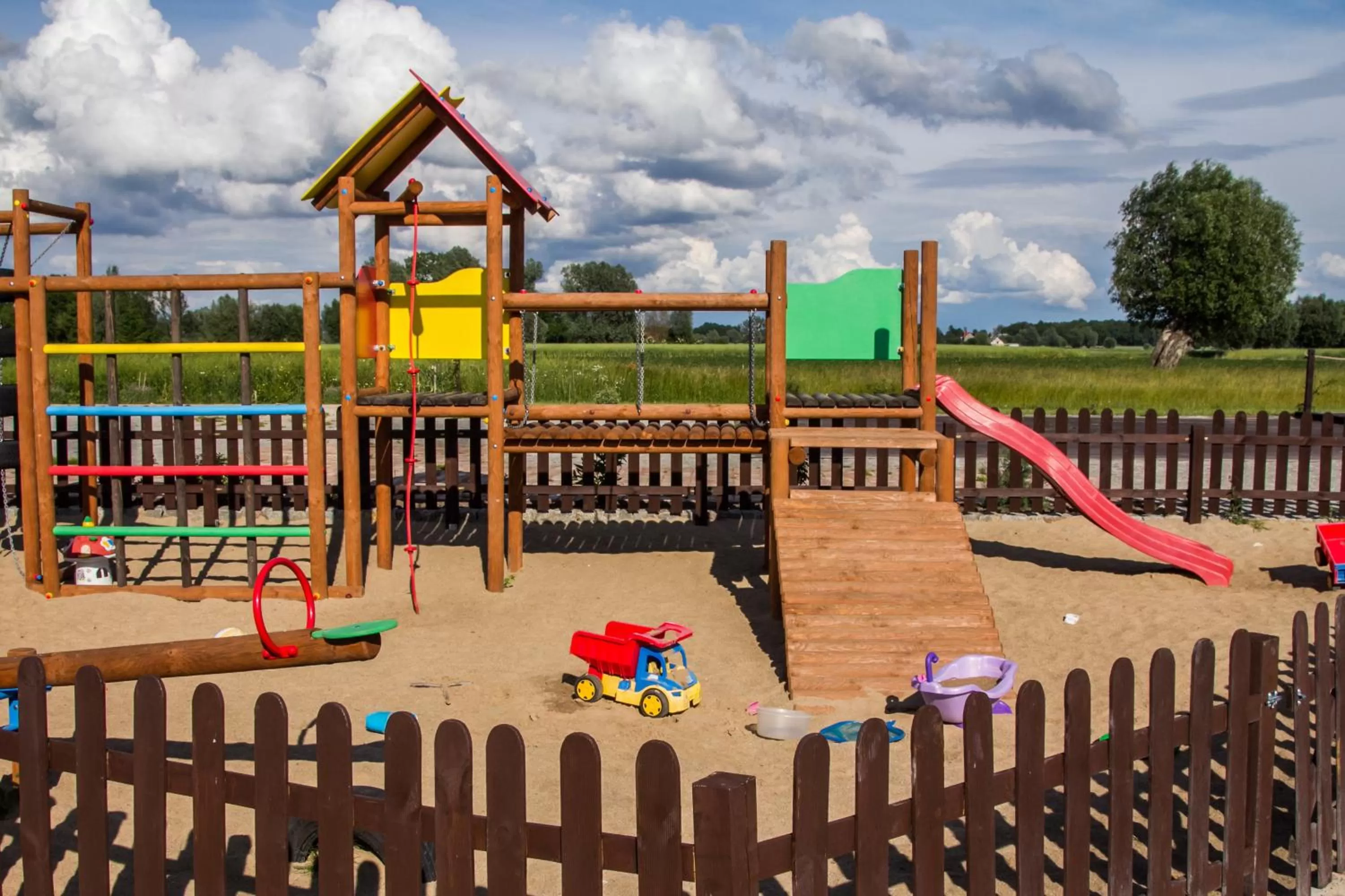 Children play ground in Folwark Żuławski