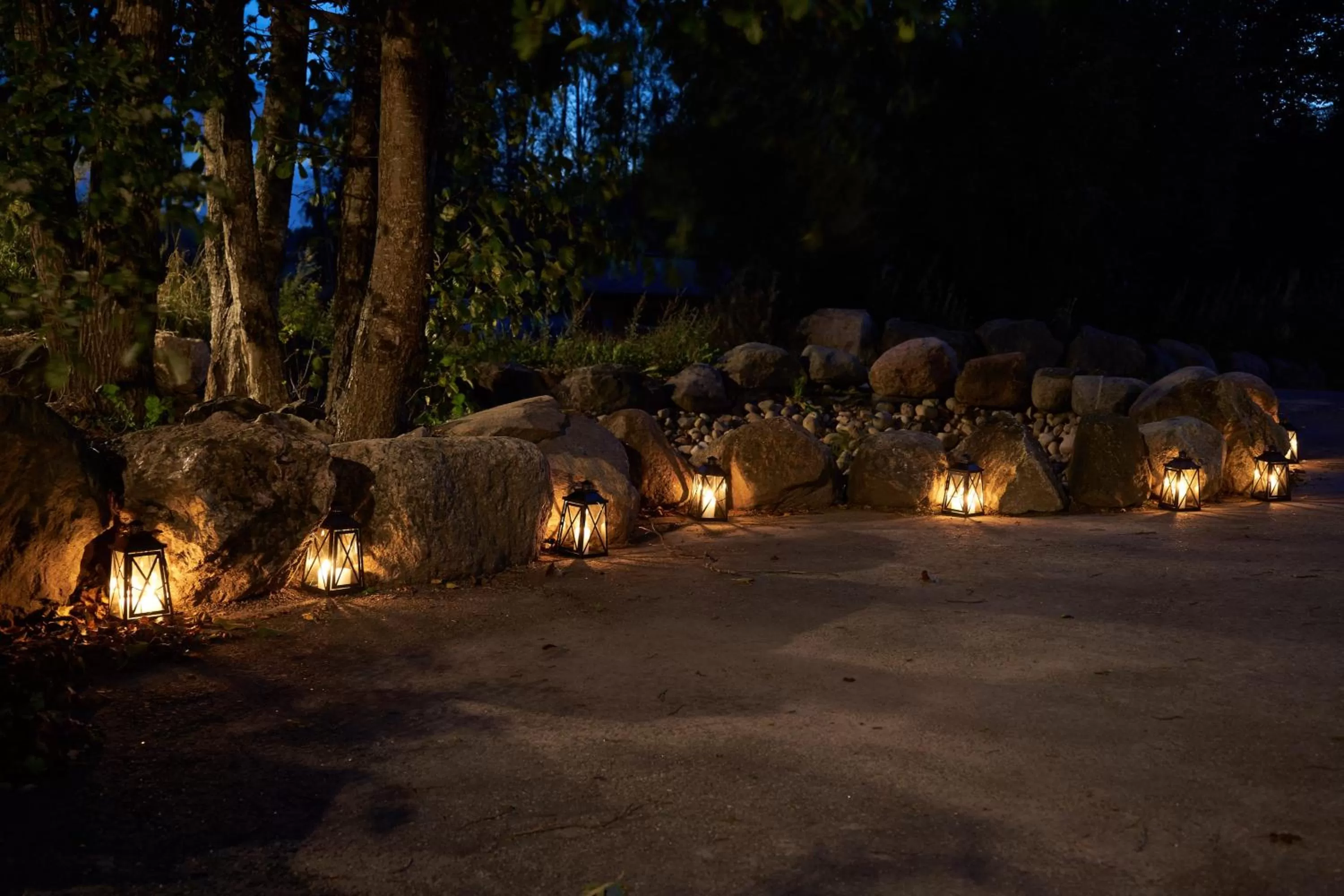 Garden in Hotel Villa Molnby