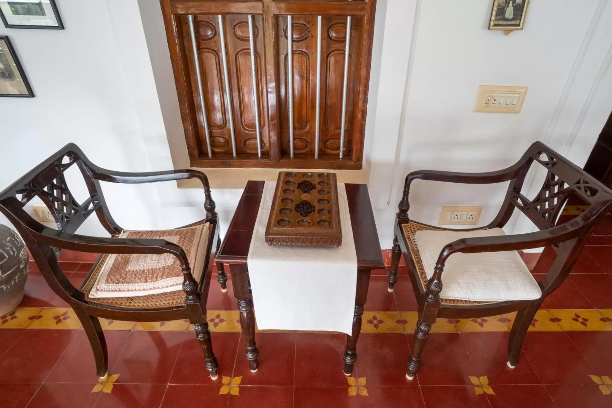 Seating Area in The Bangala Chettinad