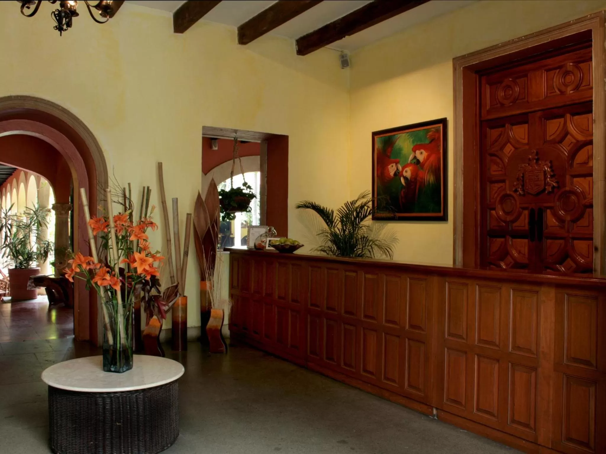 Lobby or reception in Hotel Racquet Cuernavaca