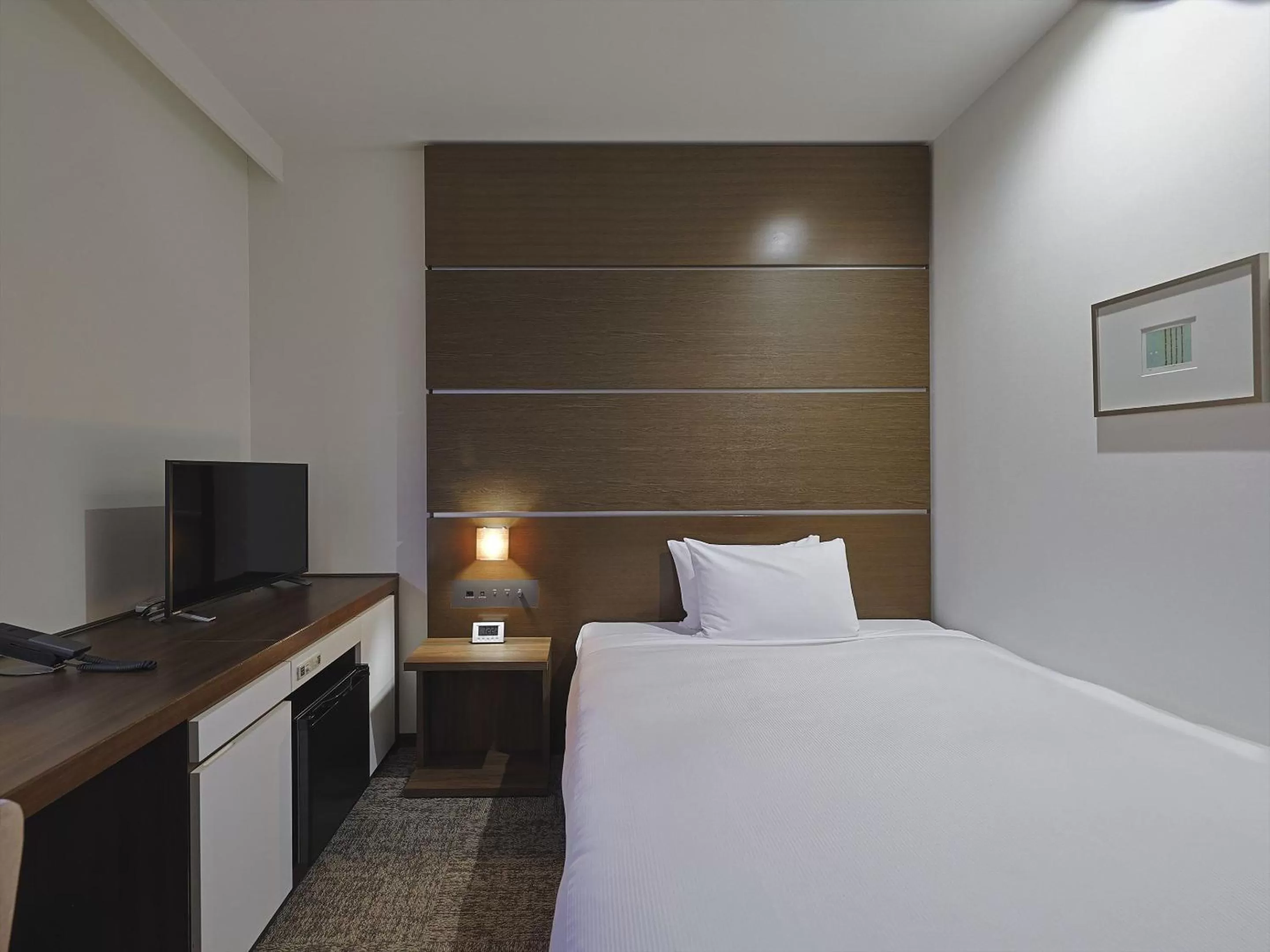 Bed in JR Kyushu Hotel Kagoshima