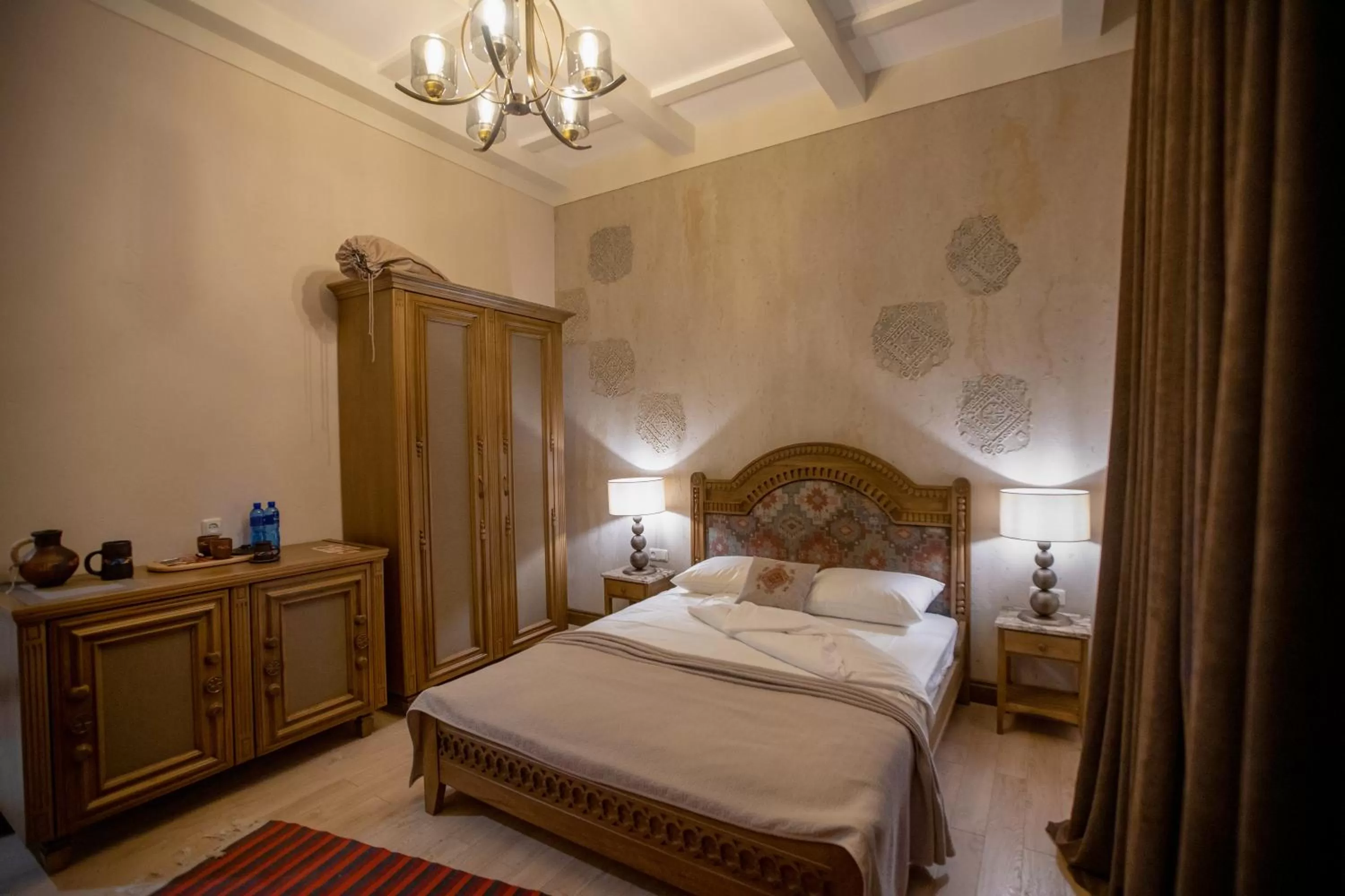 Bed in Boutique ETHNO HOTEL