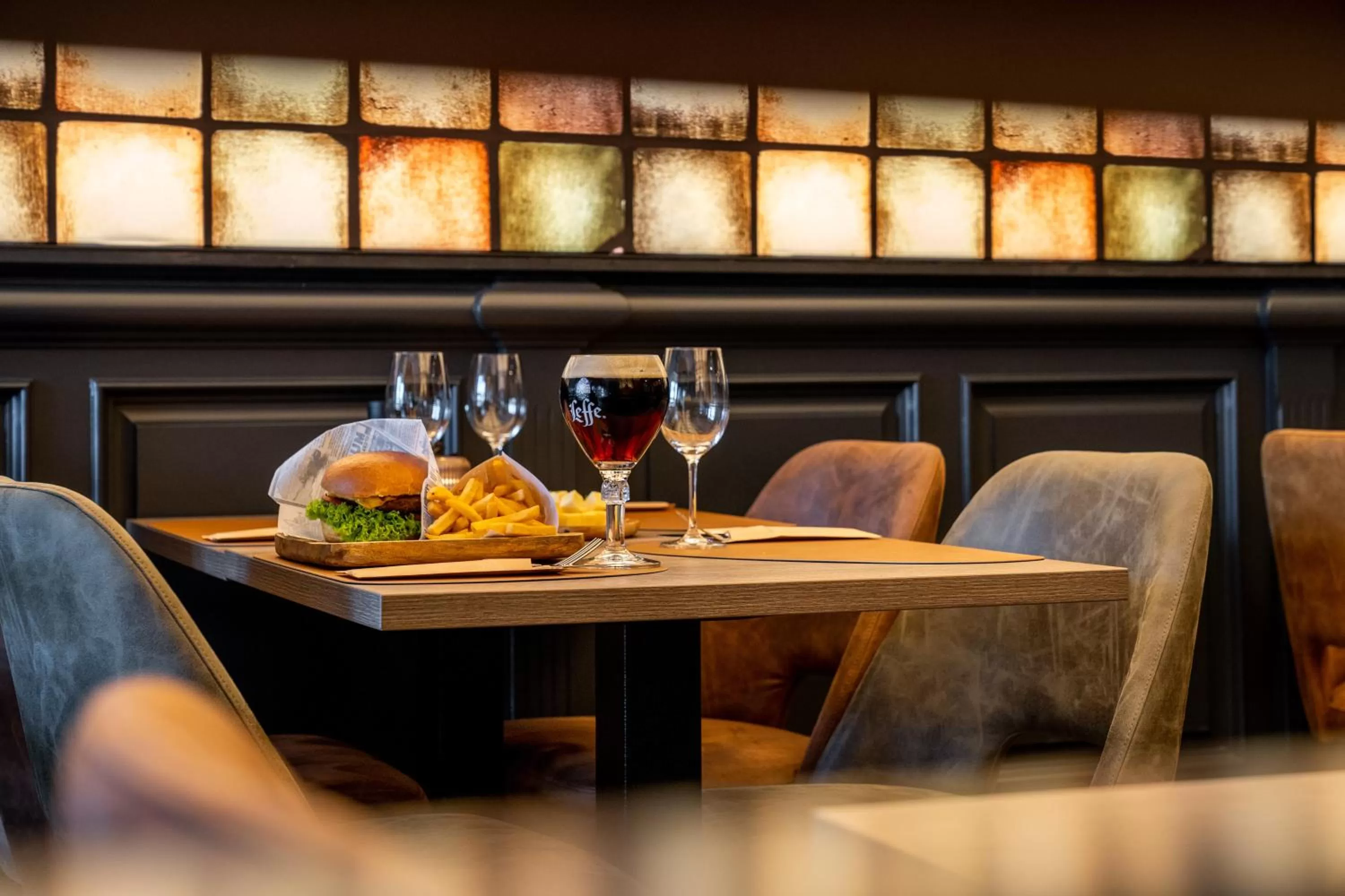 Food close-up in Hotel Central