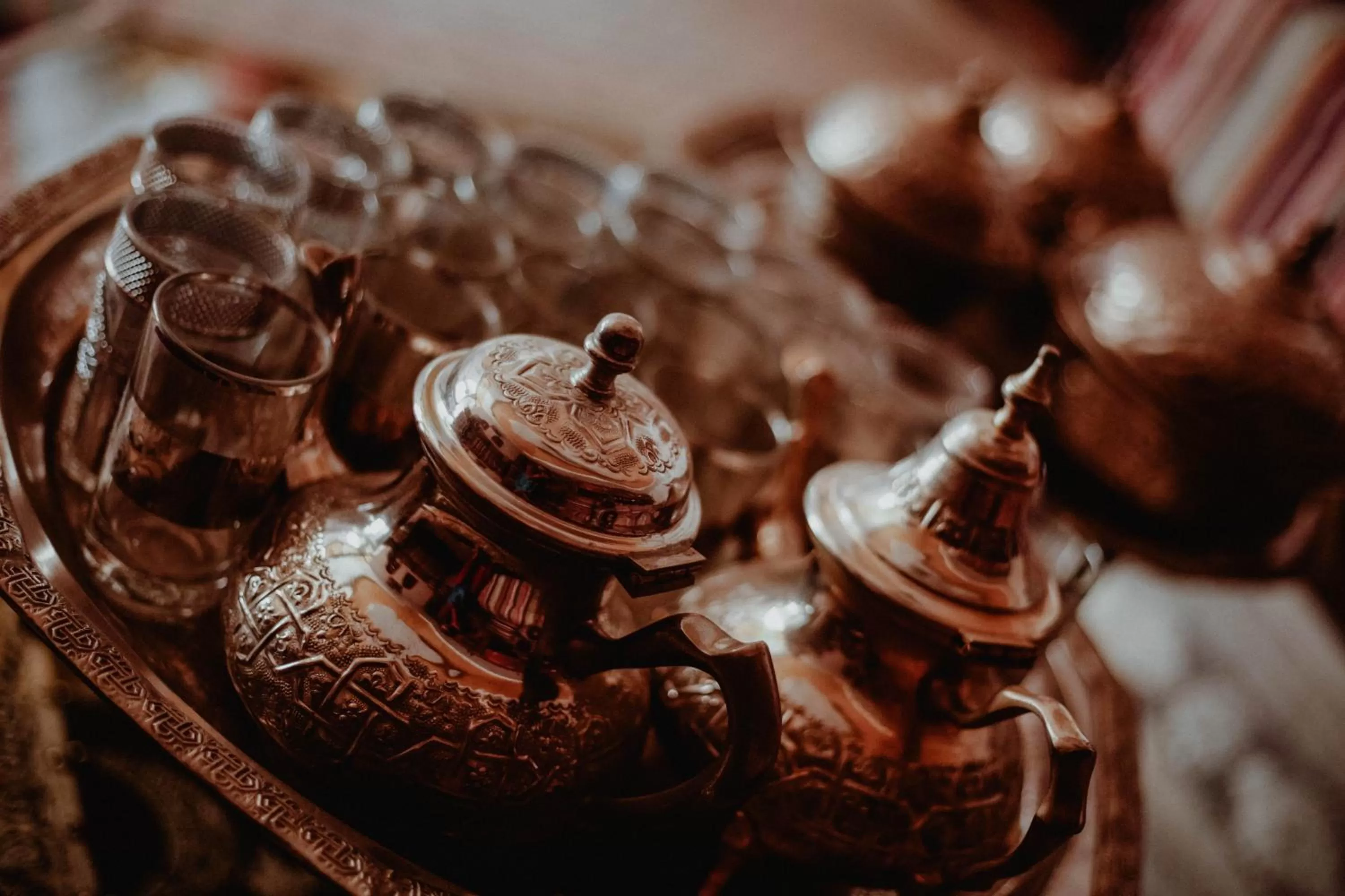 Decorative detail, Food in Riad Salma de Groot