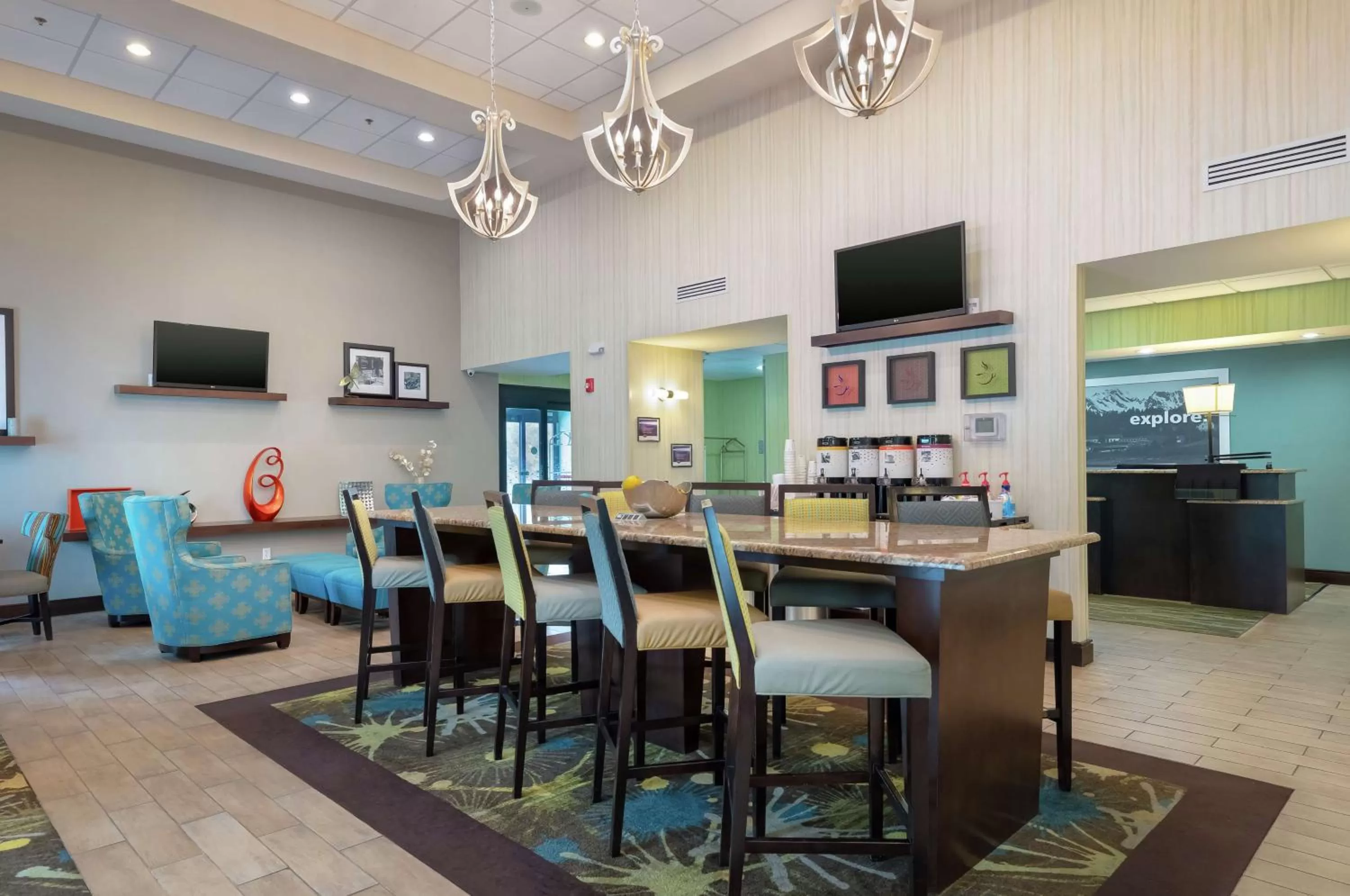 Lobby or reception in Hampton Inn and Suites Adairsville/Calhoun Area