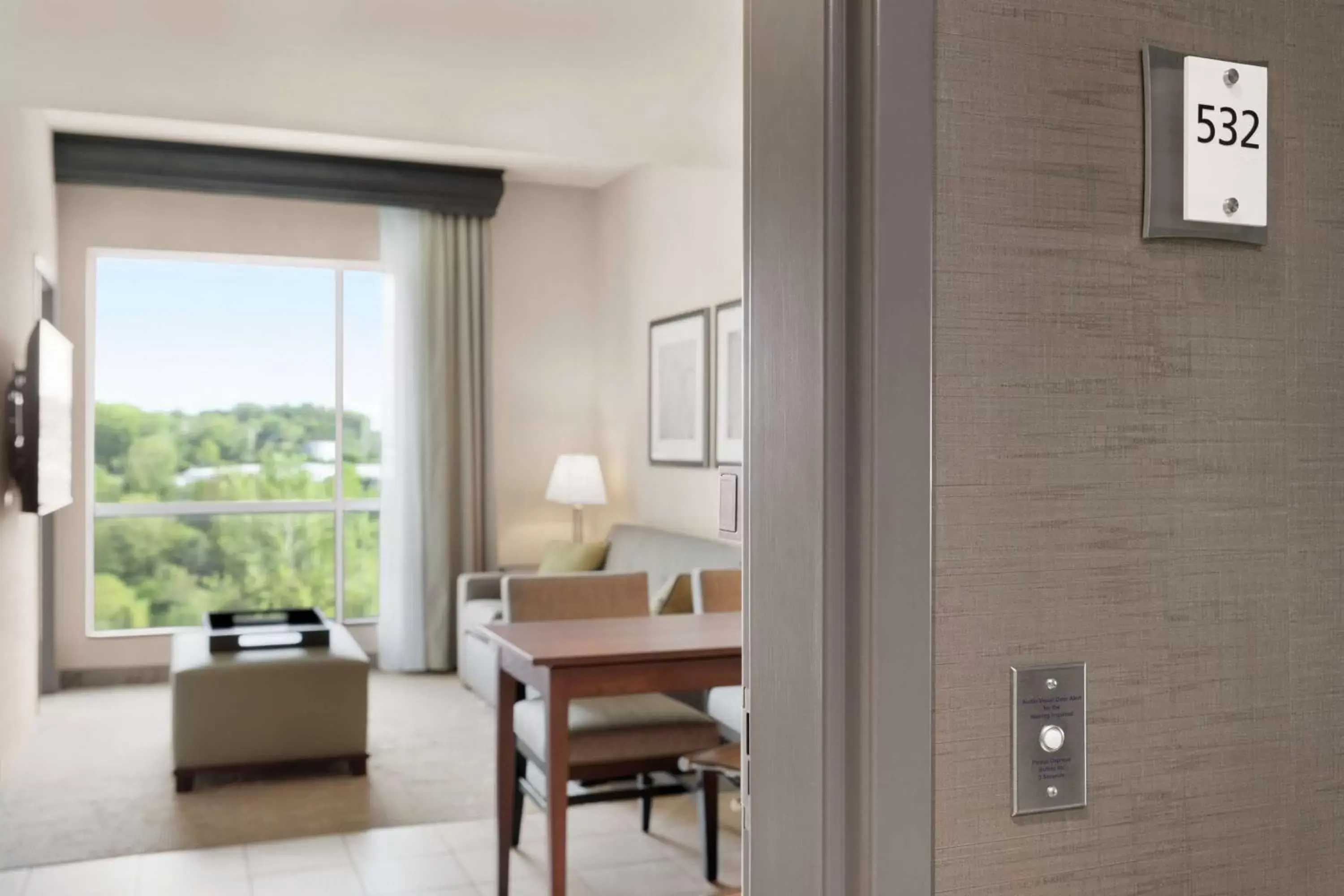 One-Bedroom Queen Suite - Hearing Accessible in Embassy Suites Charlotte/Ayrsley One-Bedroom Queen Suite - Hearing Accessible in Embassy Suites Charlotte/Ayrsley