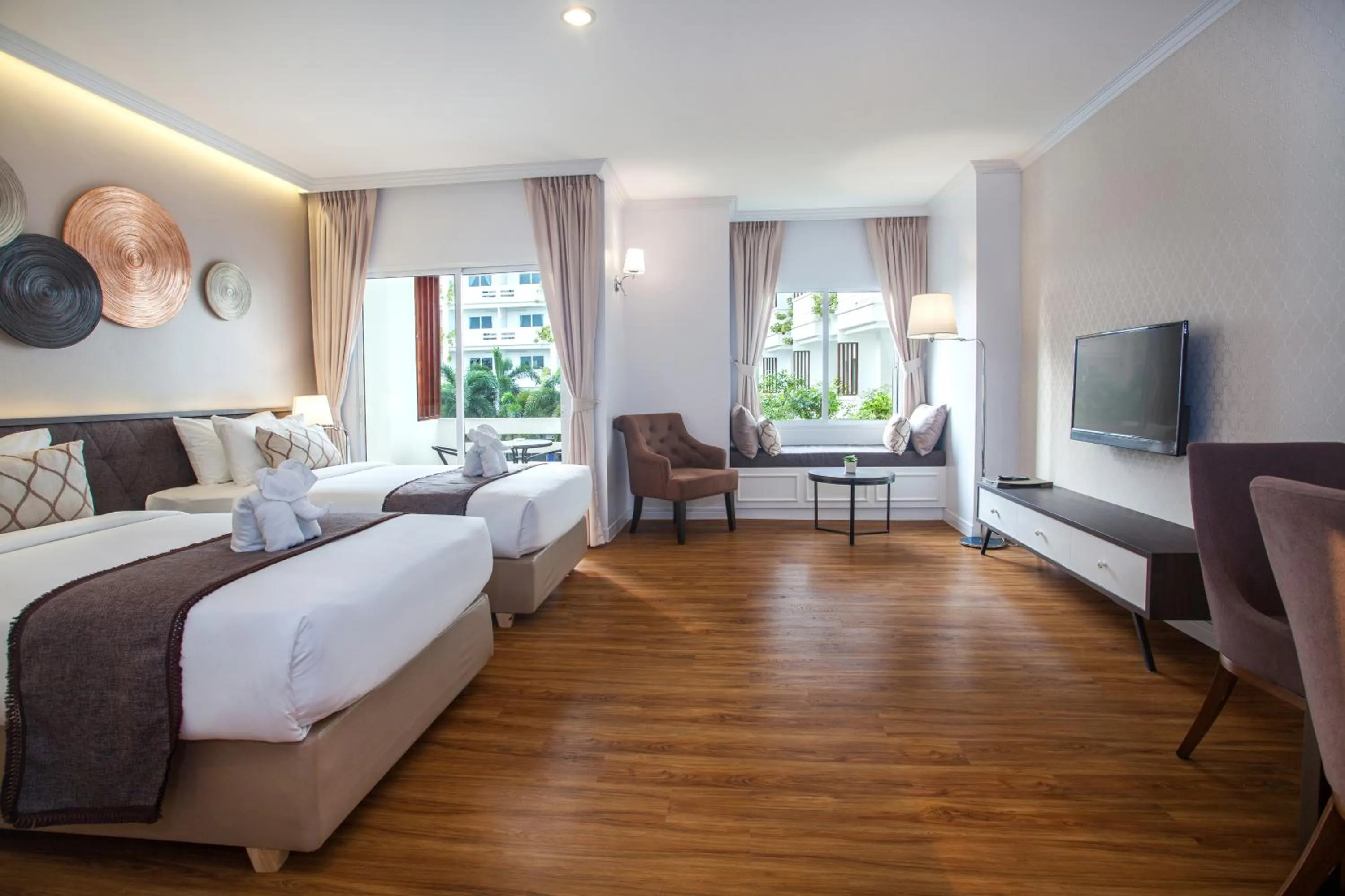 Bed in Hill Fresco Hotel