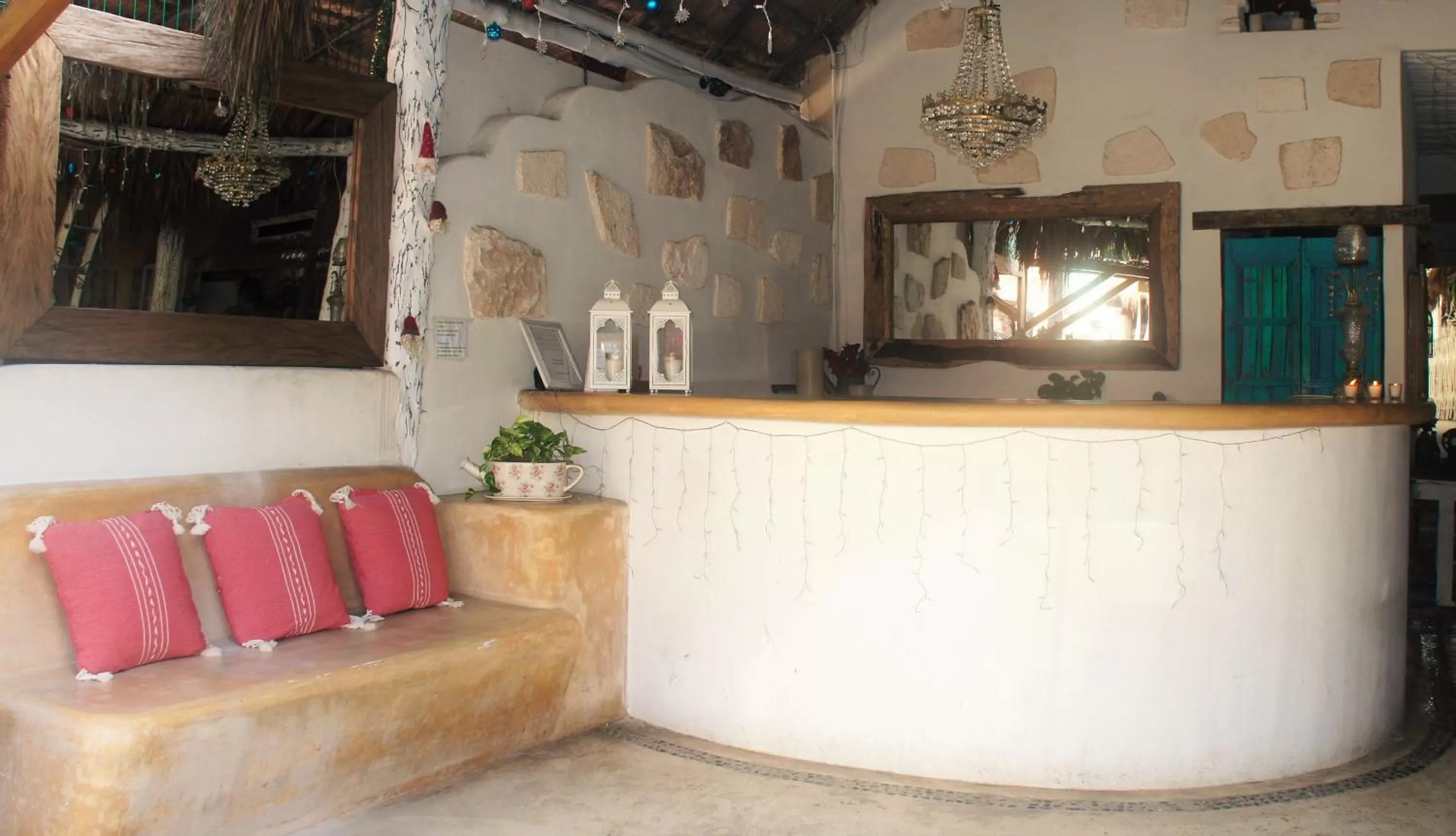 Facade/entrance in Punta Piedra Beach Posada